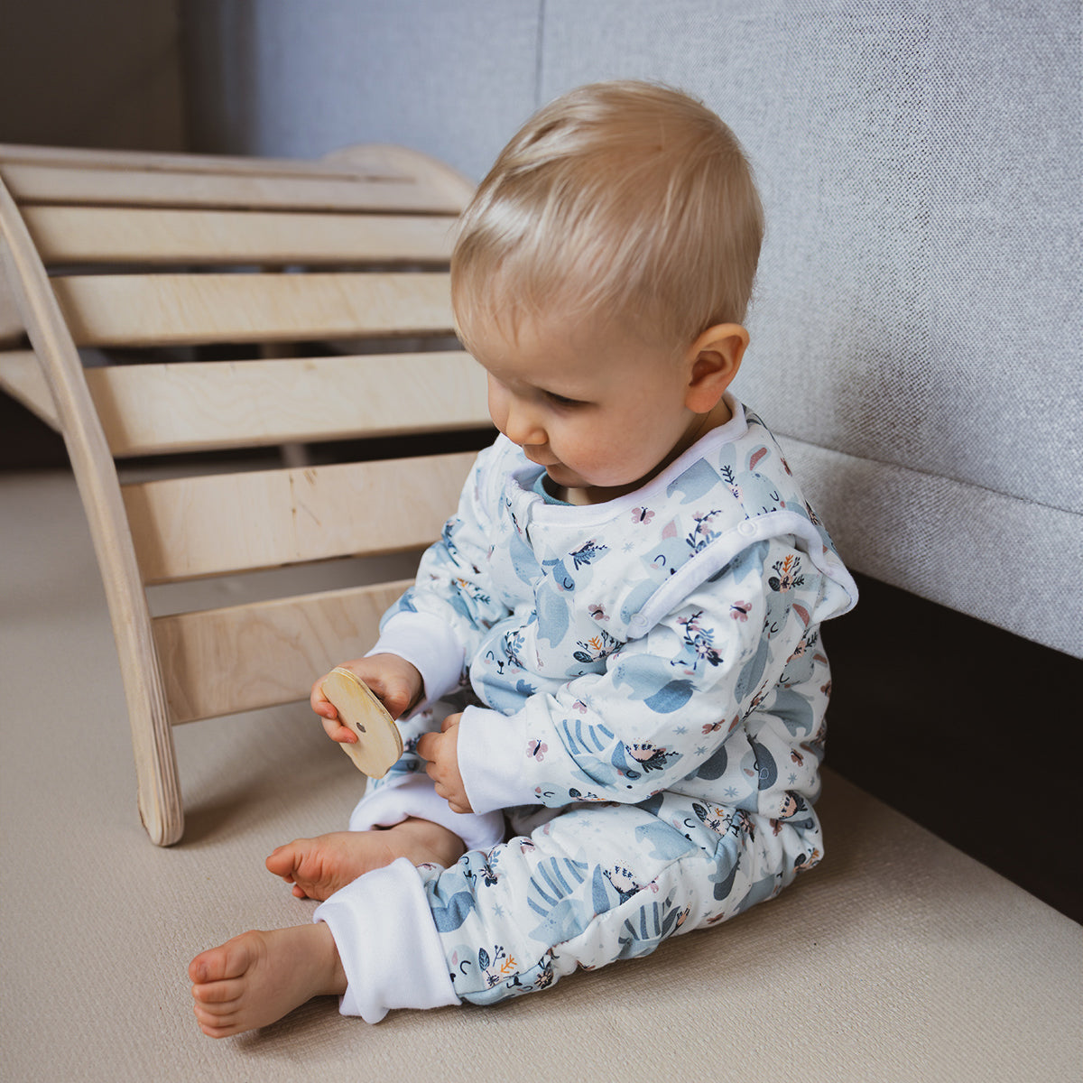 Bio- Schlafsack mit Beinen und Armen 2.5 TOG