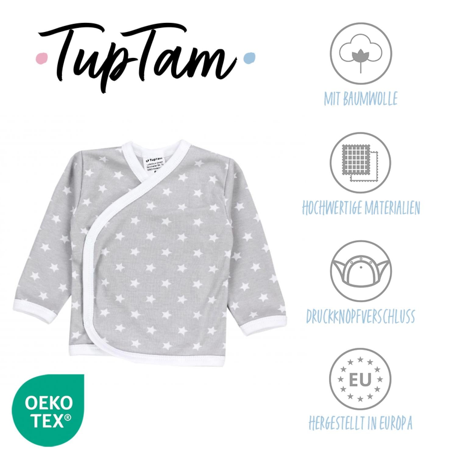 Langarm- Wickelshirt - 5er Set
