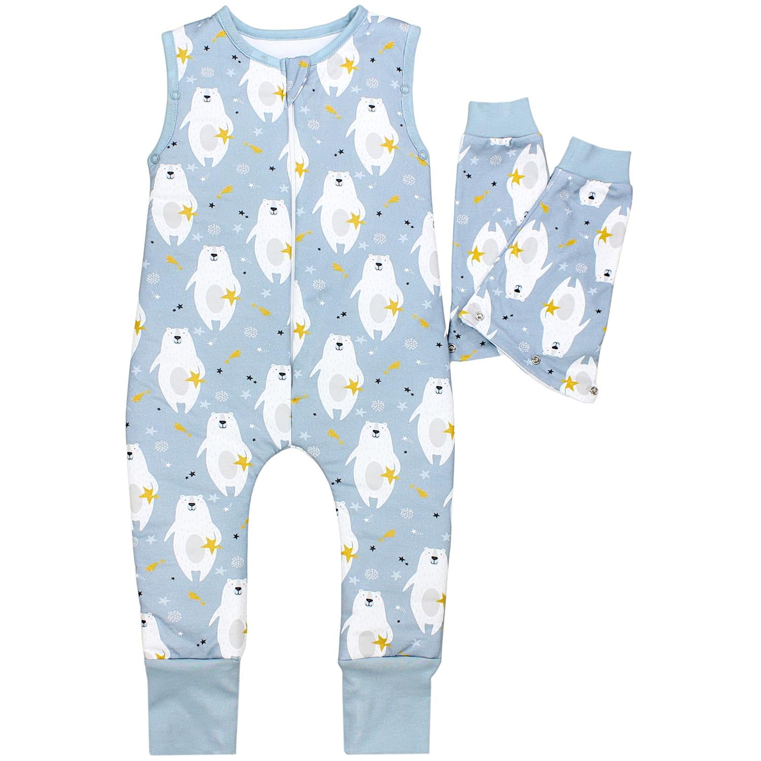 Bio-Schlafsack mit Beinen und Armen 2.5 TOG