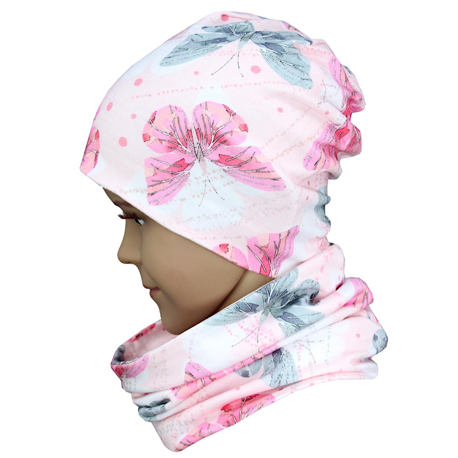 Madchen Beanie Mütze Schlauchschal Set