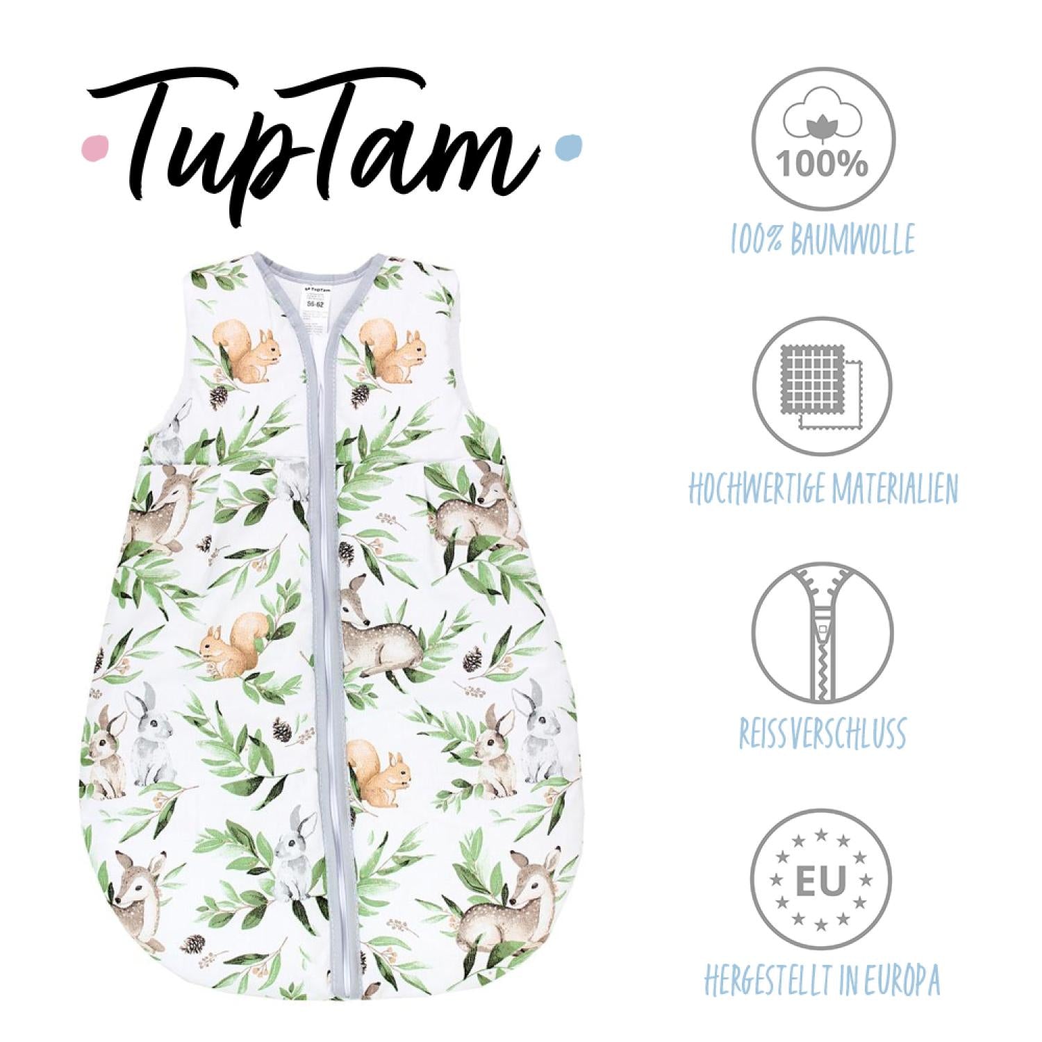 Kugelschlafsack ohne Ärmel 2,5 TOG