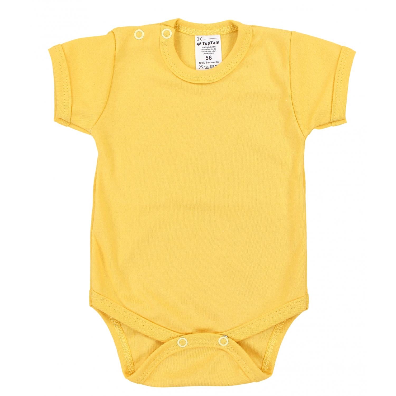 Baby Body Kurzarm Unifarben - 5er Set