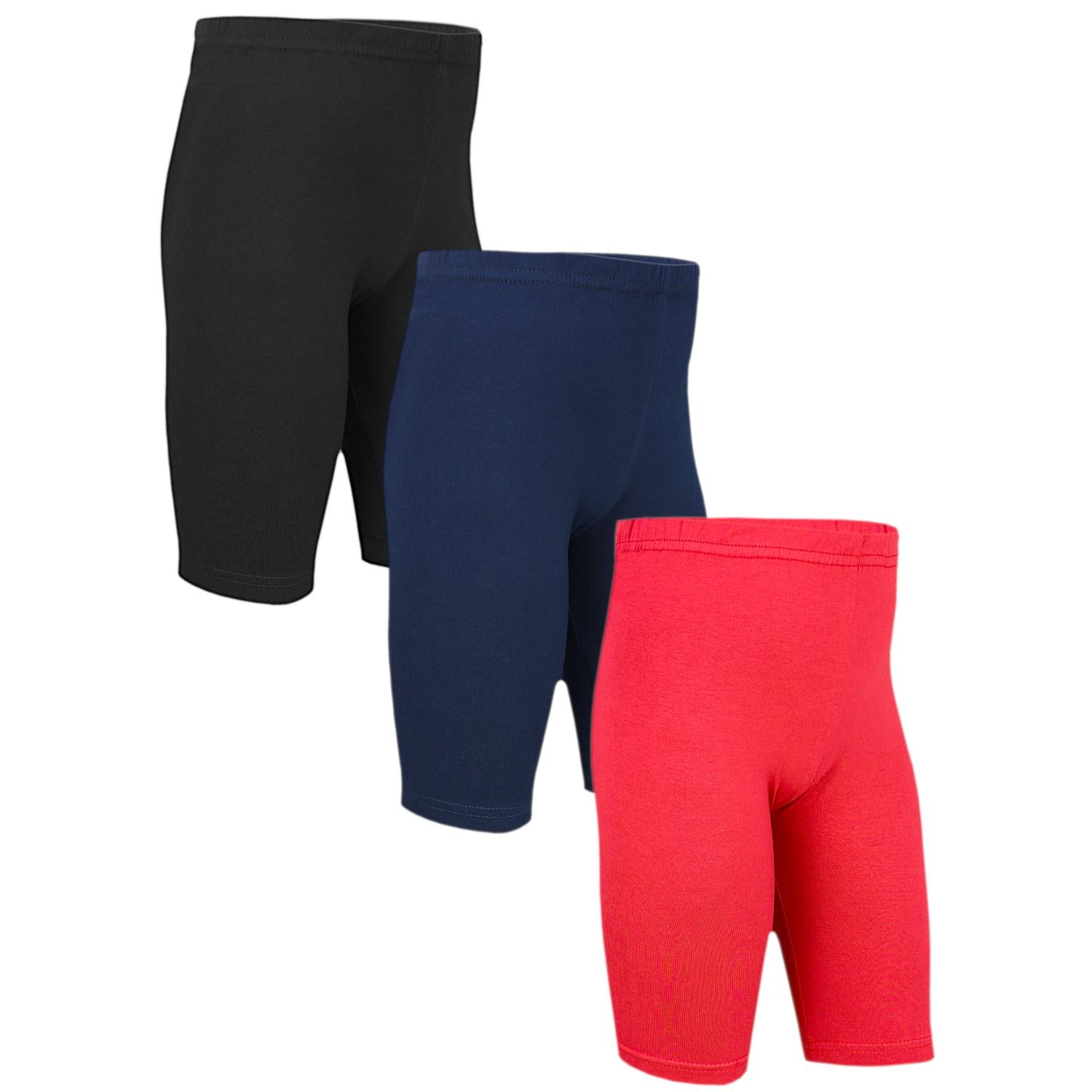 Kinder Leggings Kurz Radlerhose - 3er Set