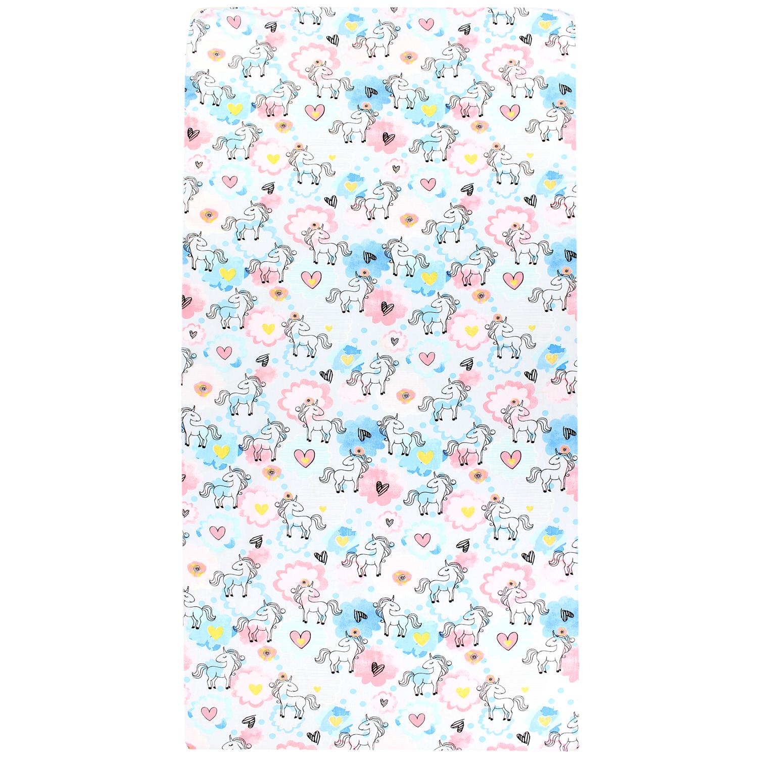 Baby/ Kinder Spannbettlaken Gemustert