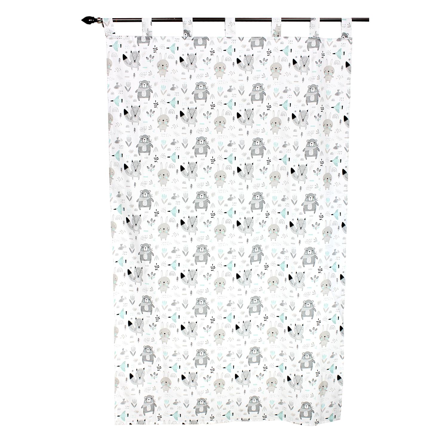 Vorhänge/Gardinen mit Schleifen 2er Set