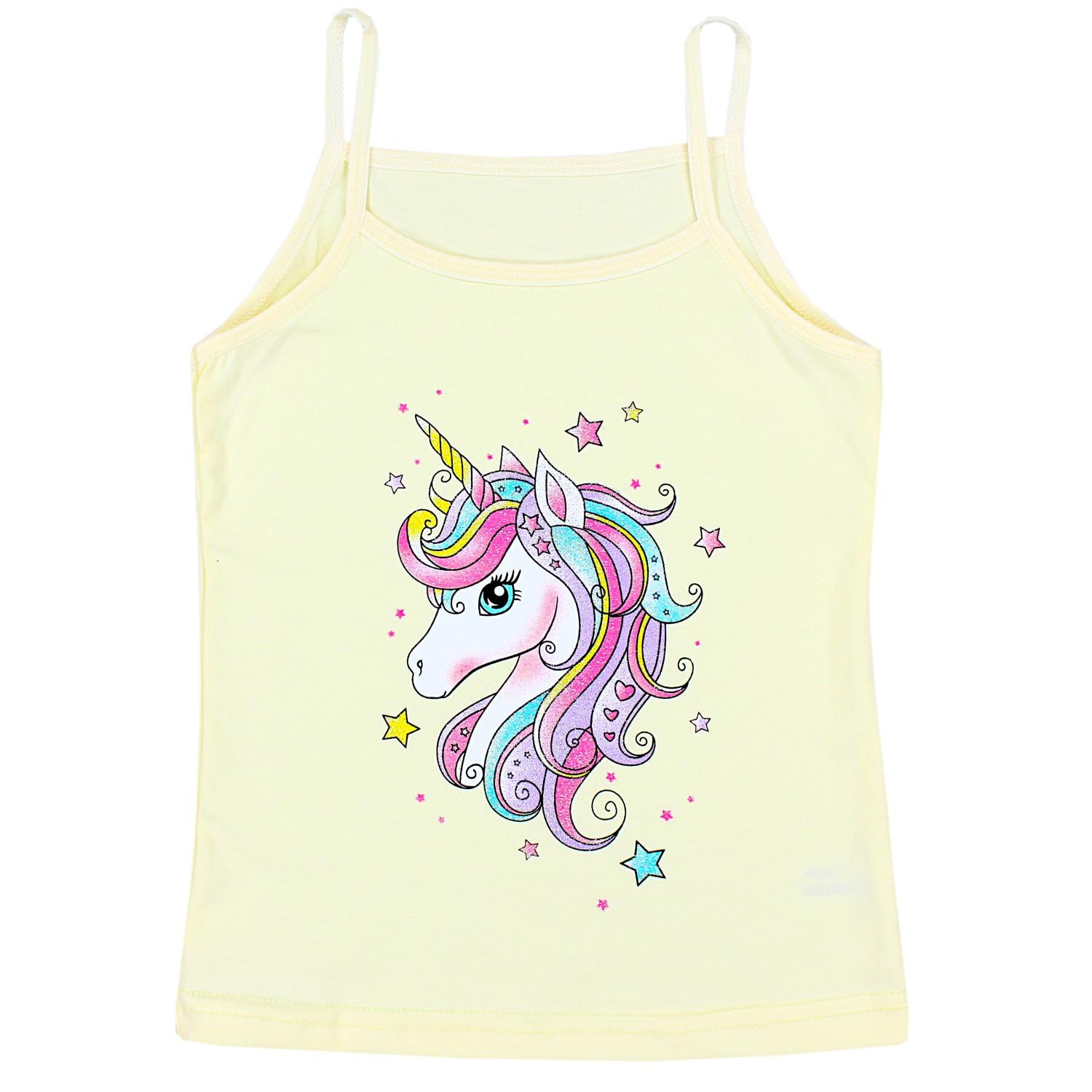 Mädchen Unterhemd Spaghettiträger - 5er Set