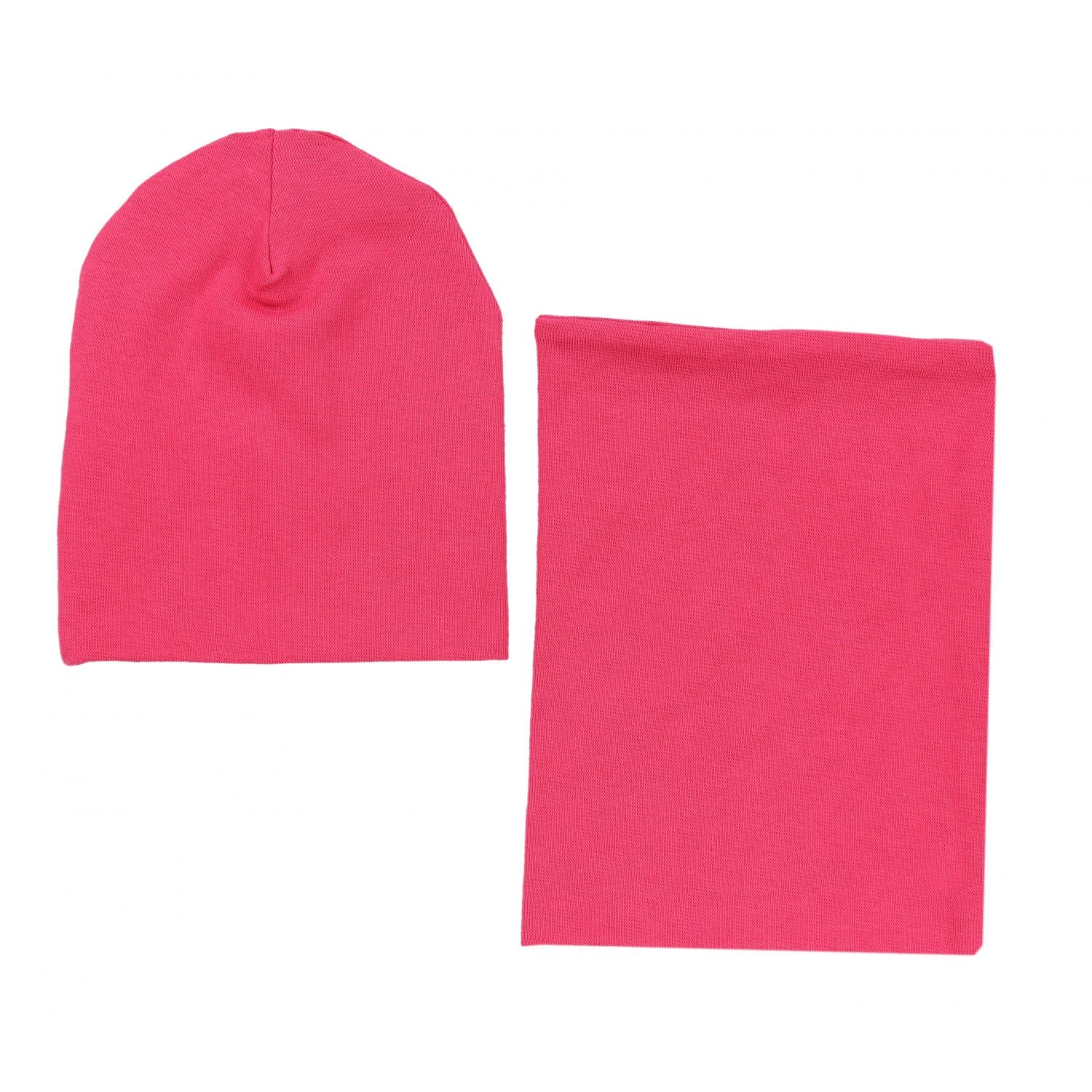 Kinder Beanie Mütze Schlauchschal Set