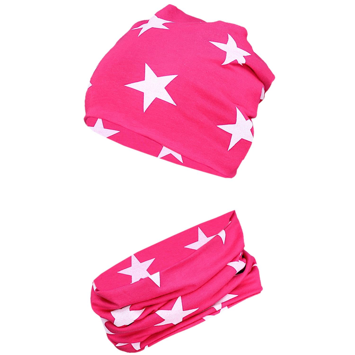 Madchen Beanie Mütze Schlauchschal Set