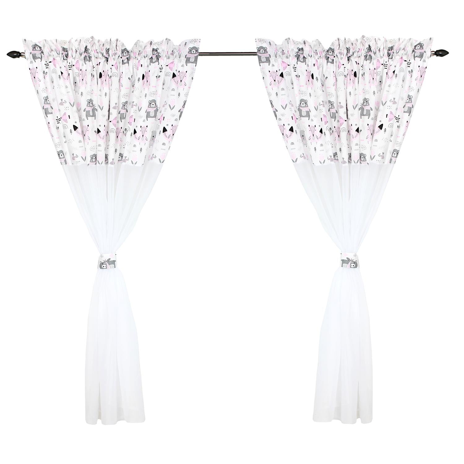 Kinderzimmer Voile/ Vorhänge/ Gardinen mit Tunnelzug Set