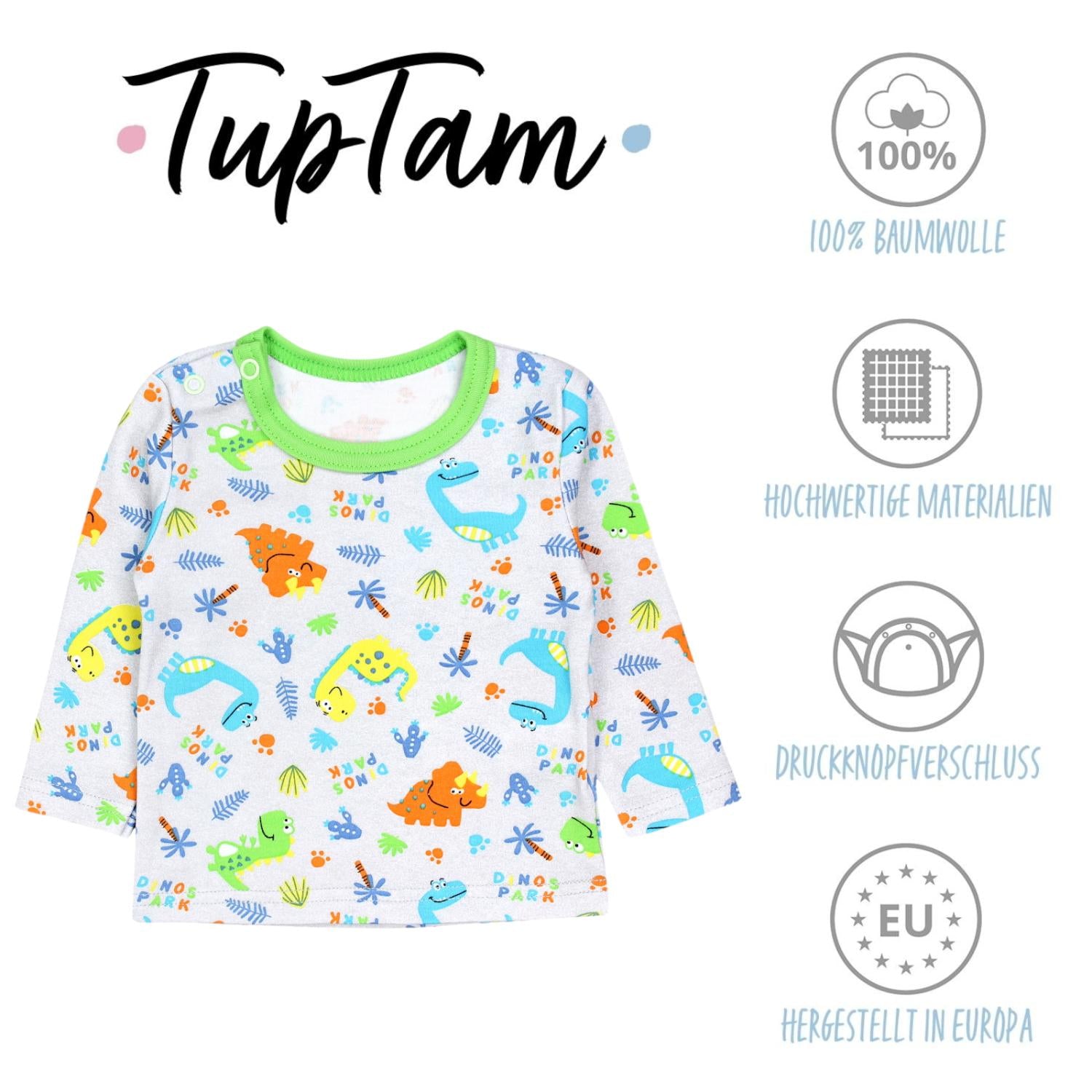 Langarmshirt - 5er Set