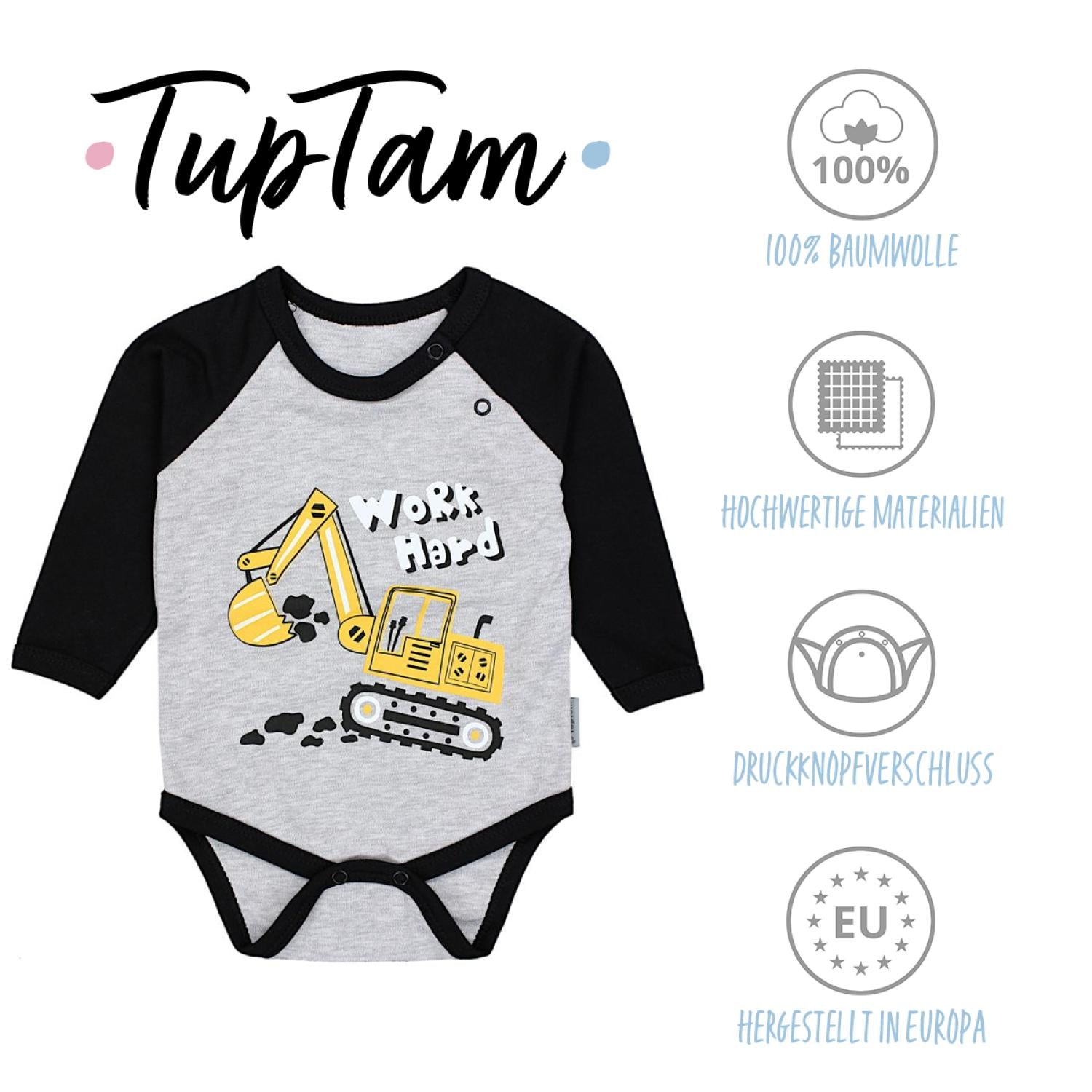 Baby Body Langarm - 5er Set