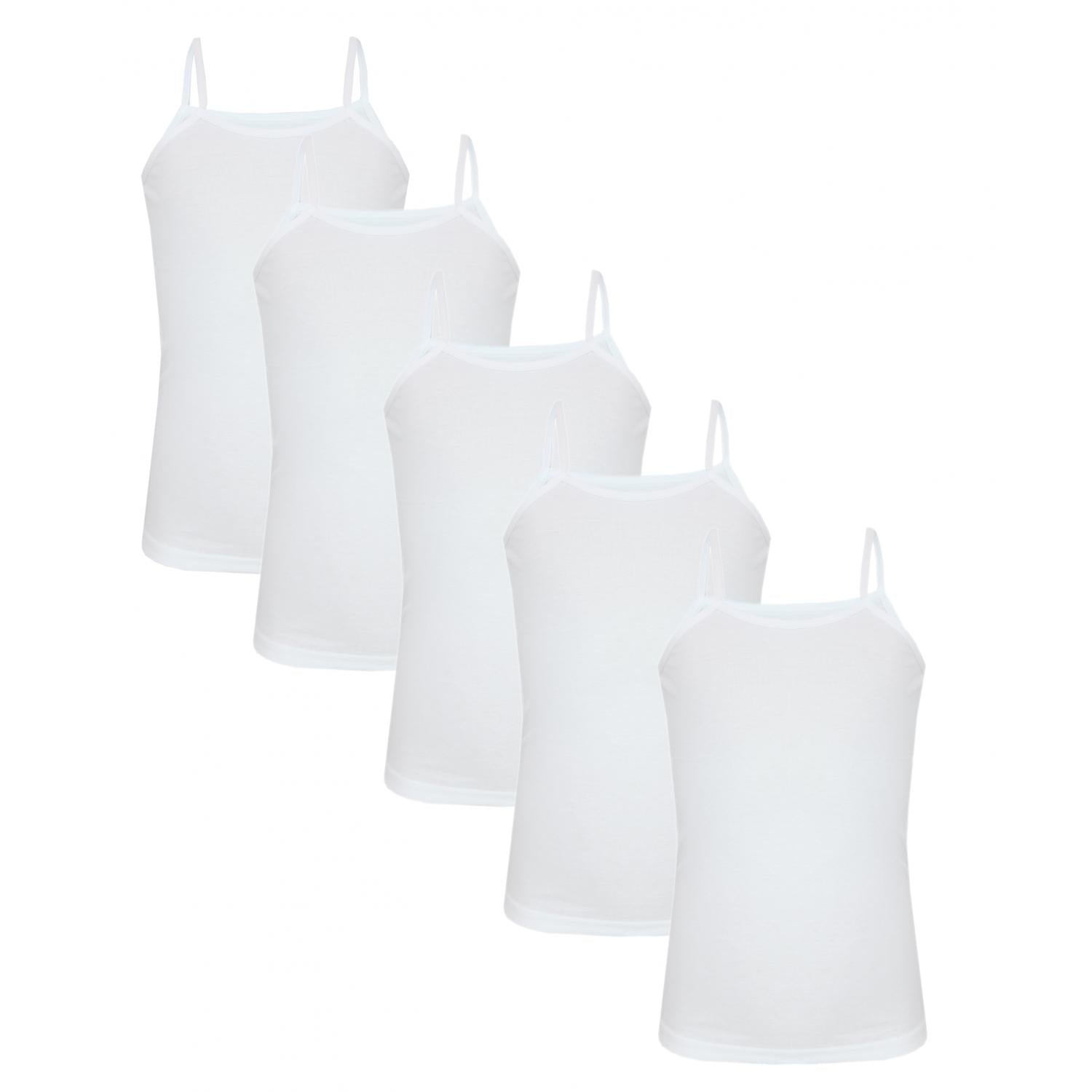 Mädchen Unterhemd Spaghettiträger - 5er Set