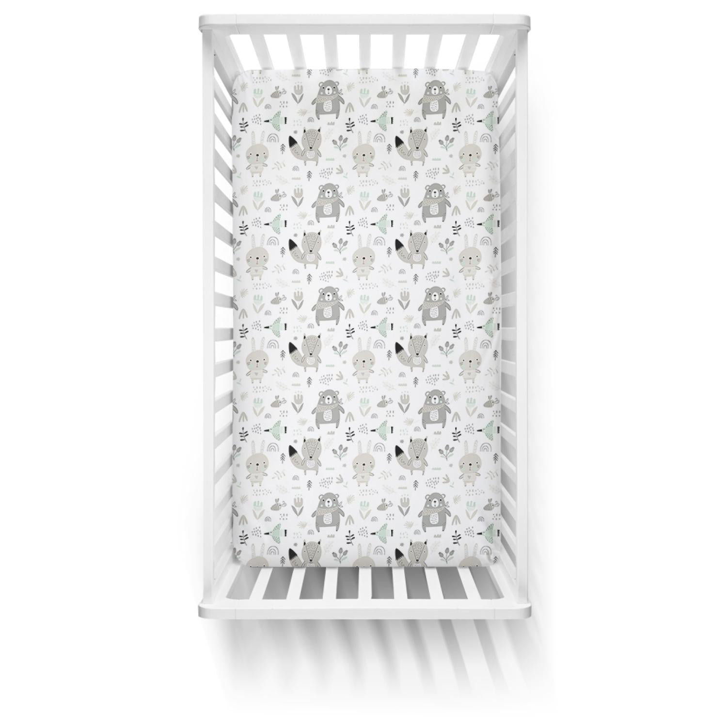 Baby/ Kinder Spannbettlaken Gemustert