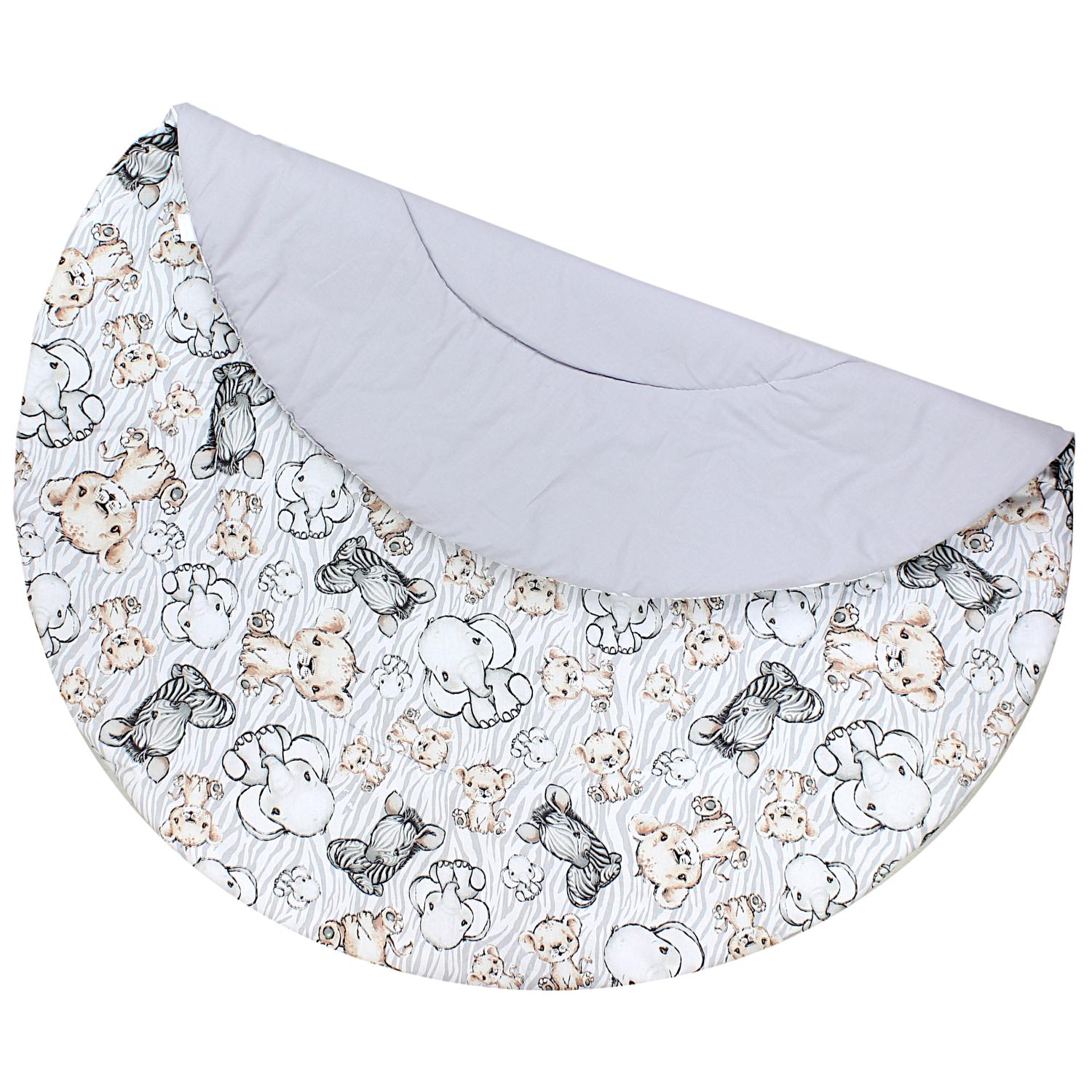 Gepolsterte XXL Krabbeldecke 120 x 120 cm