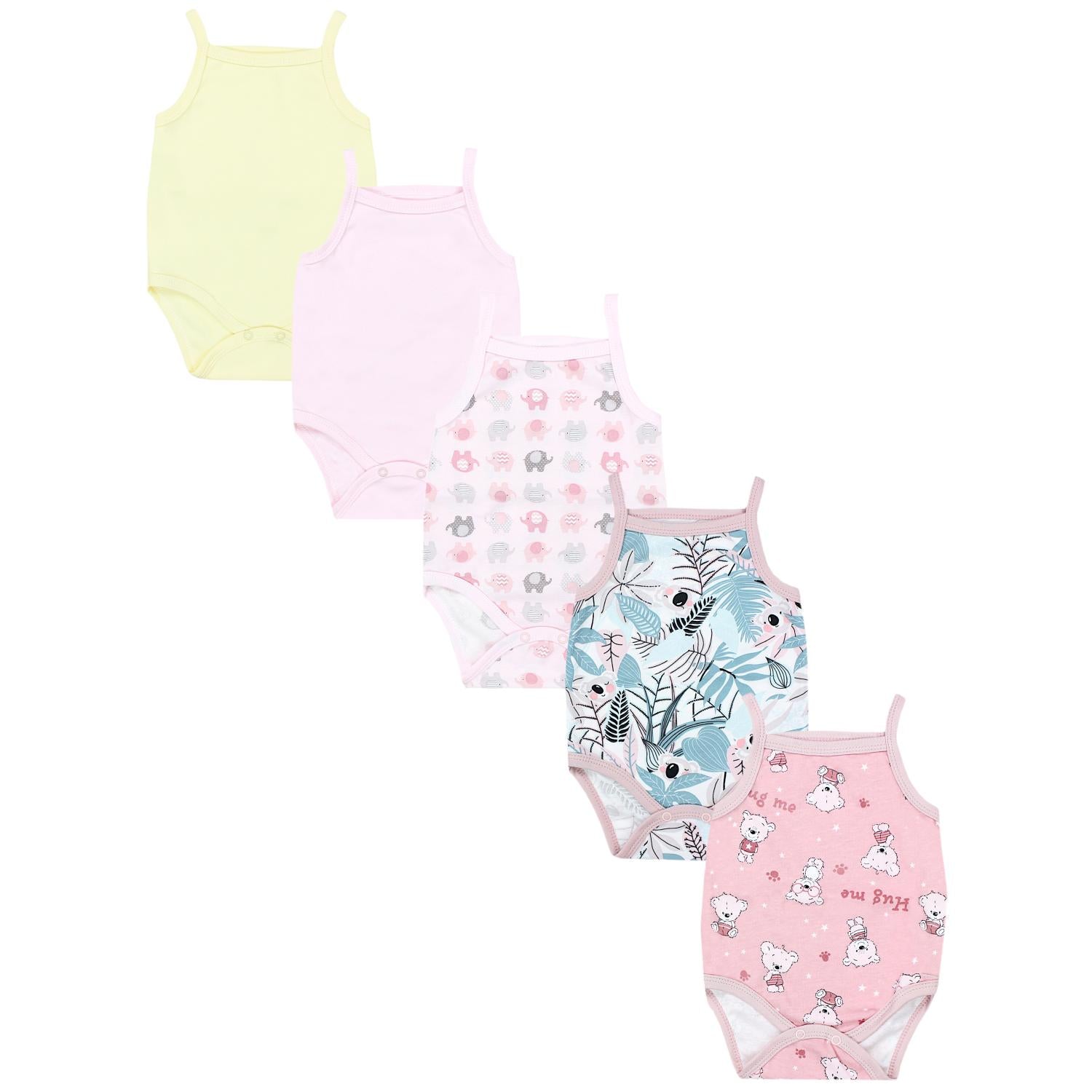 Baby Body Ärmellos - 5er Set