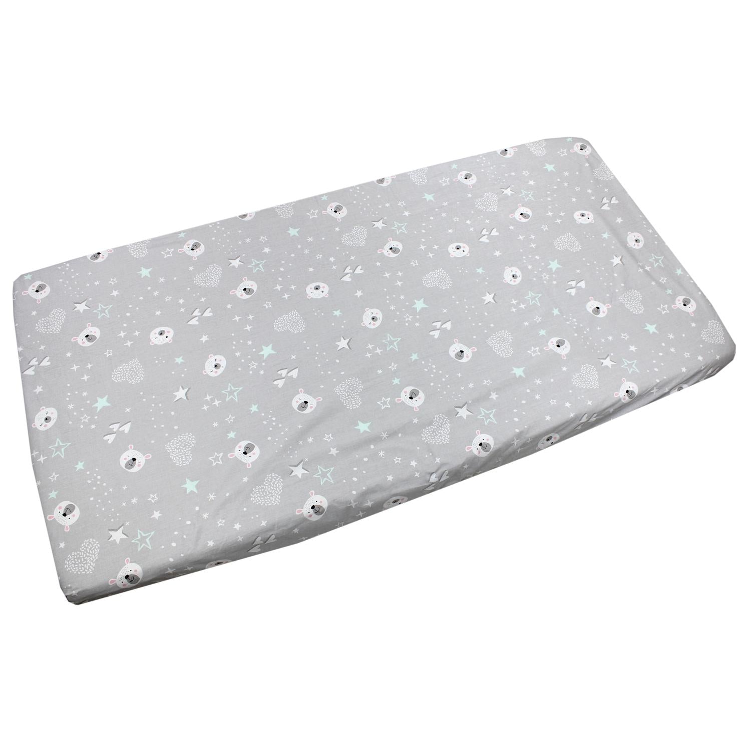 Baby/ Kinder Spannbettlaken Gemustert