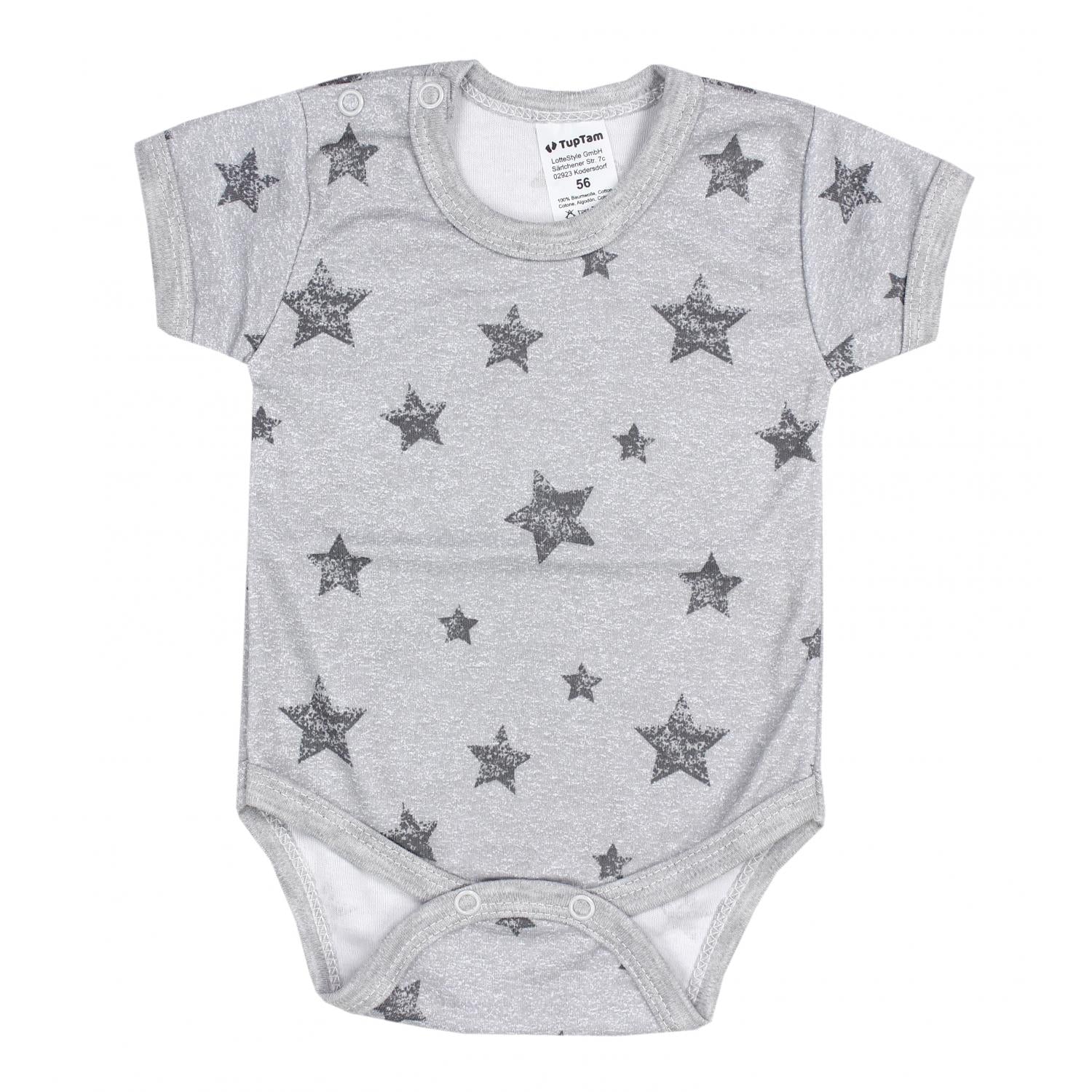 Baby Body Kurzarm Unifarben - 5er Set