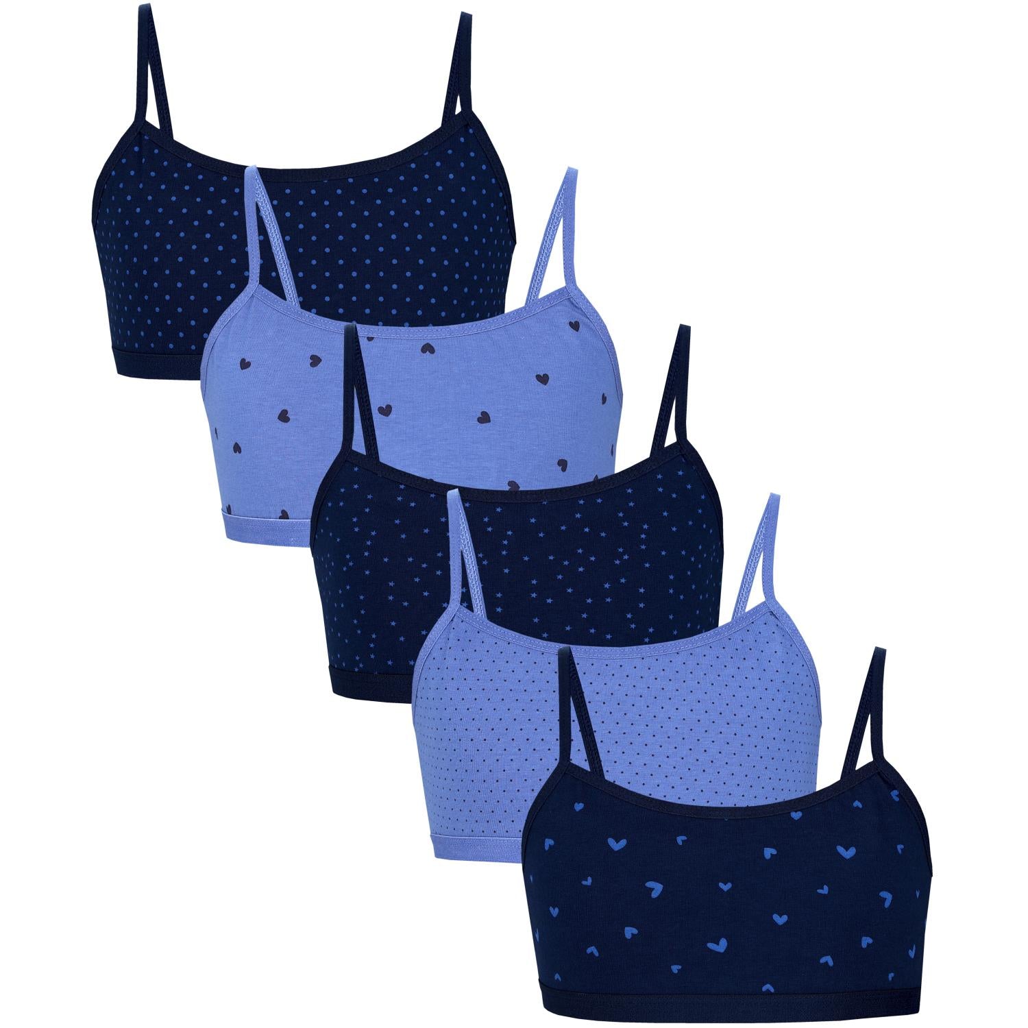 Mädchen Bustier - 5er Set