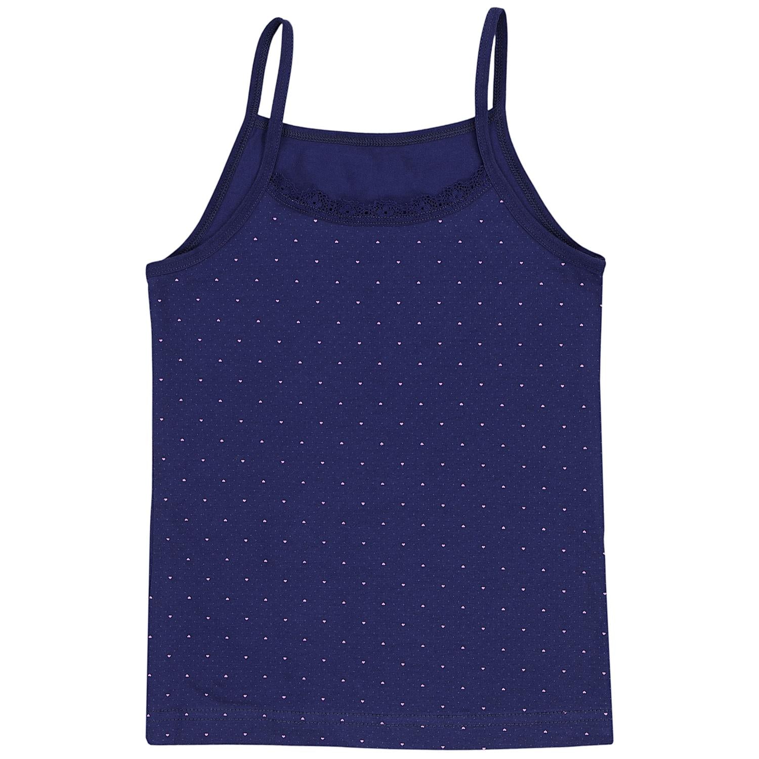 Mädchen Unterhemd Spaghettiträger - 5er Set