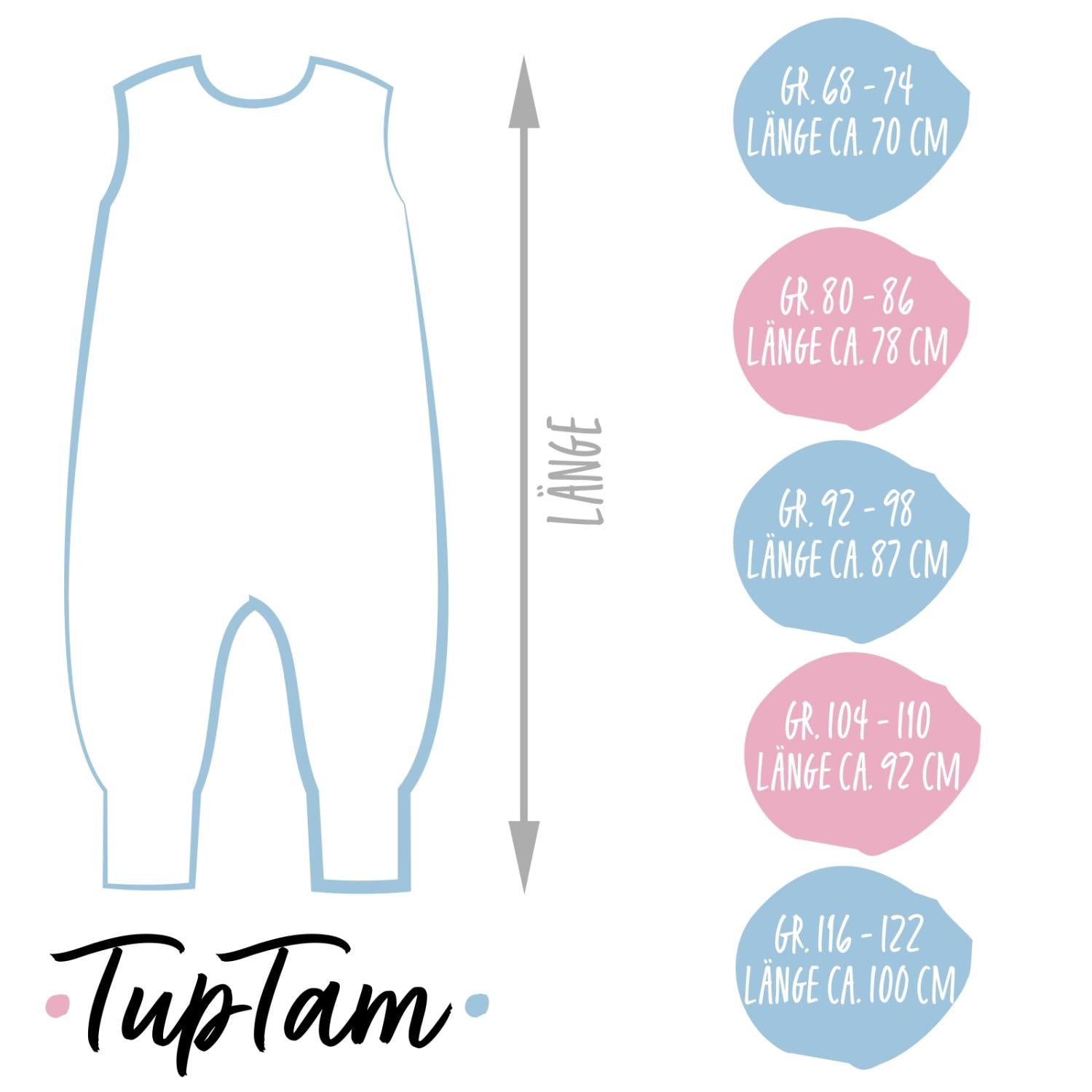 Schlafsack mit Füßen 2.5 TOG
