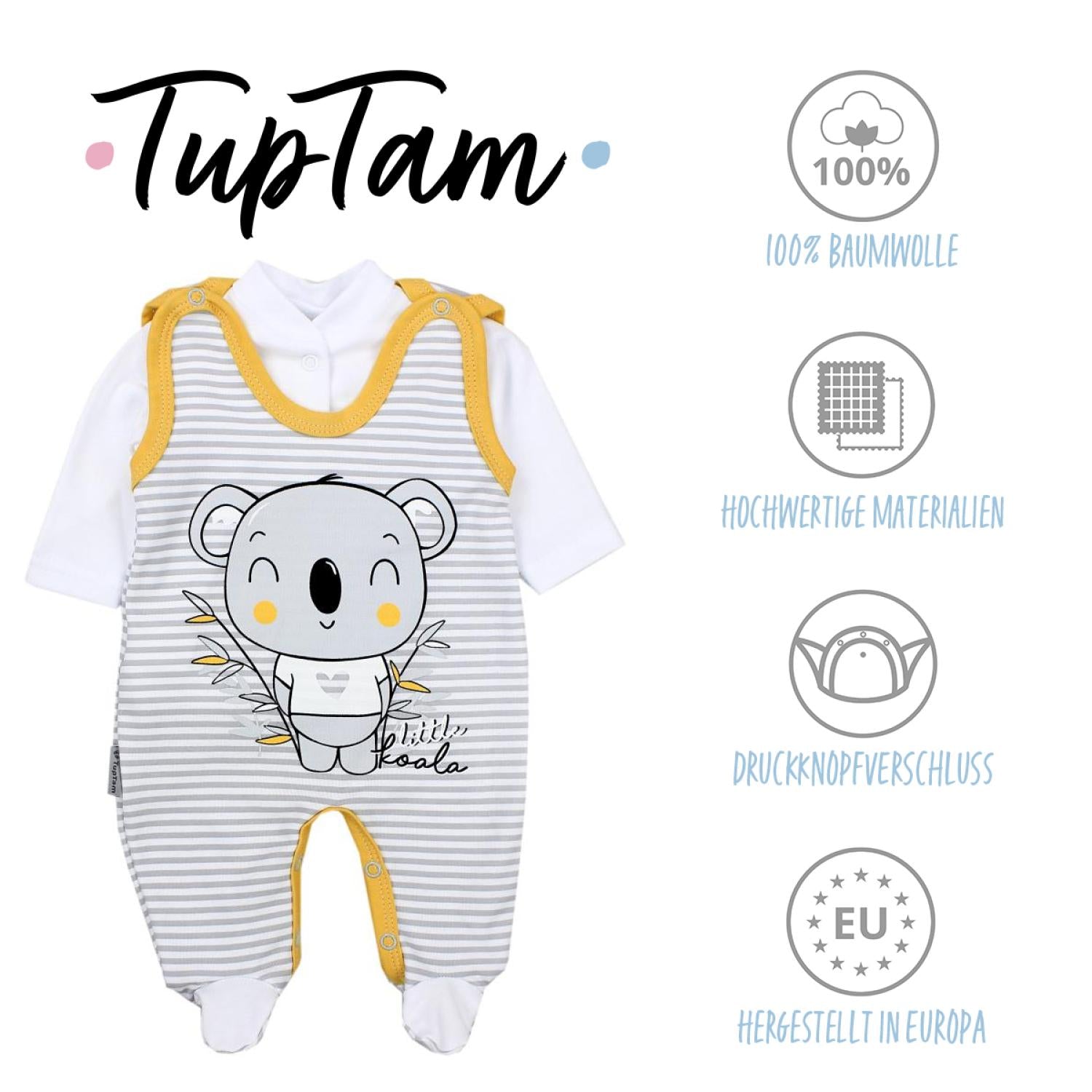 Strampler mit Langarmshirt- Set