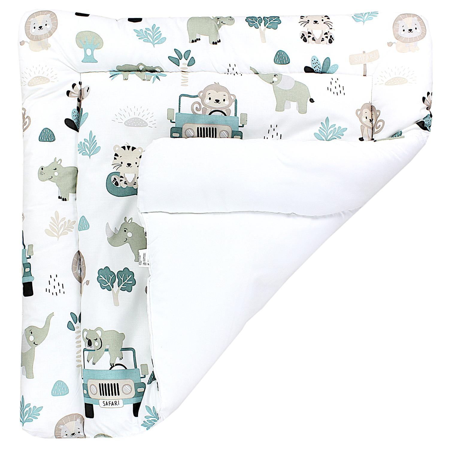 Baby Wickeltischauflage mit Baumwollbezug