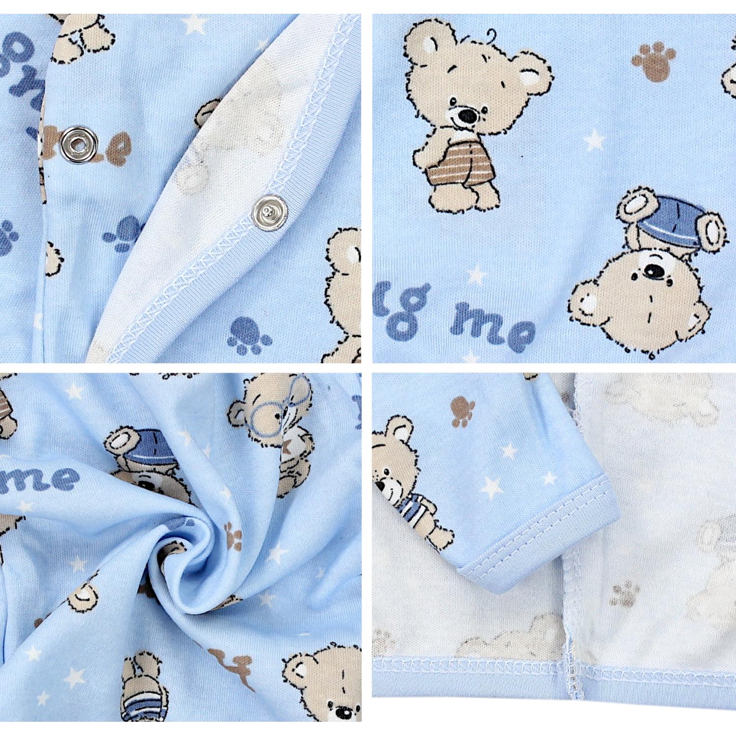 Baby Langarm Wickelshirt - 5er Set