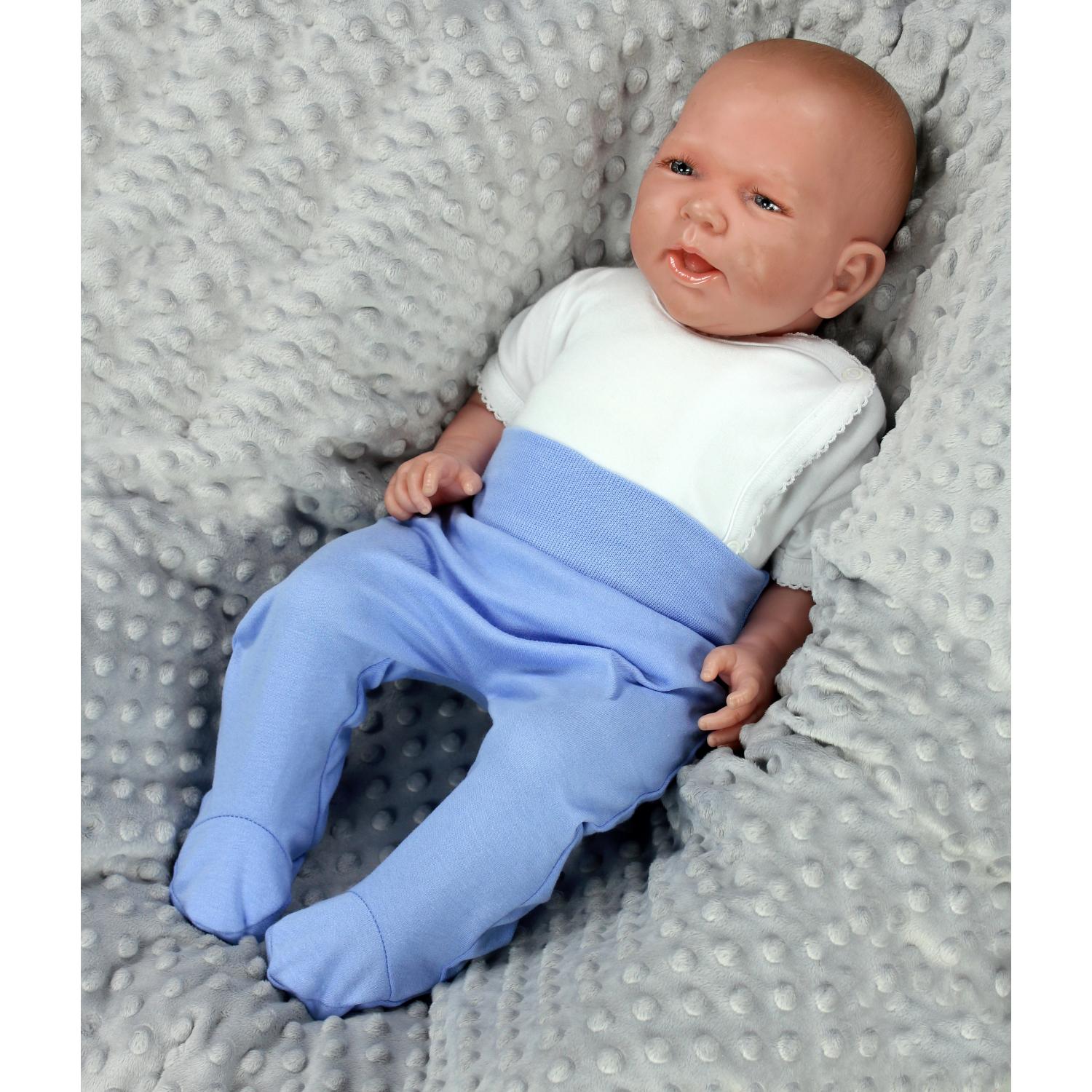 Baby Strampelhose mit Fuß - 3er Set