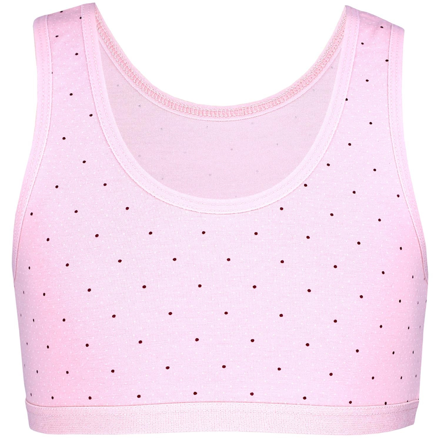 Mädchen Bustier breite Träger- 5er Set