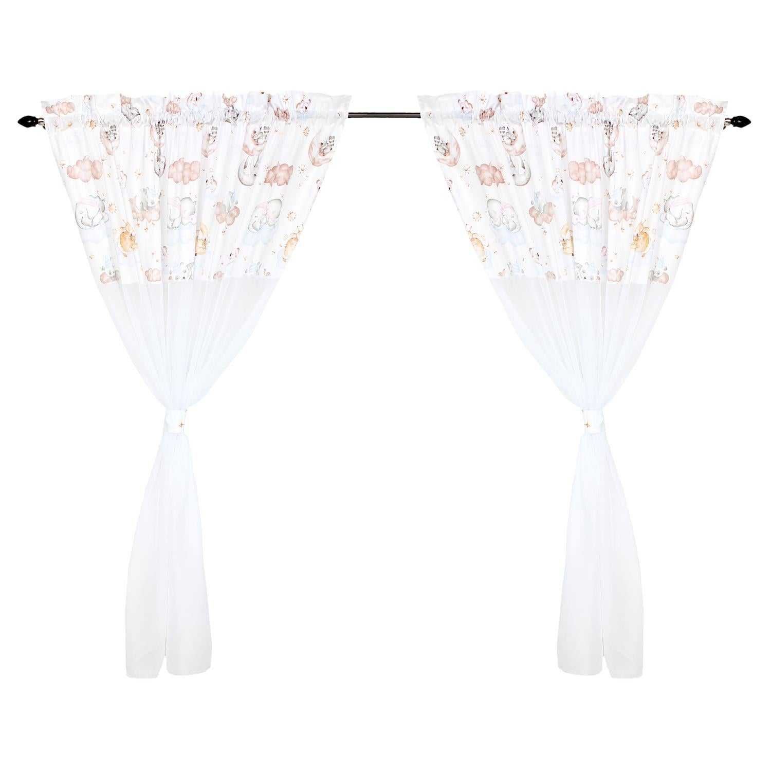 Kinderzimmer Voile/ Vorhänge/ Gardinen mit Tunnelzug Set