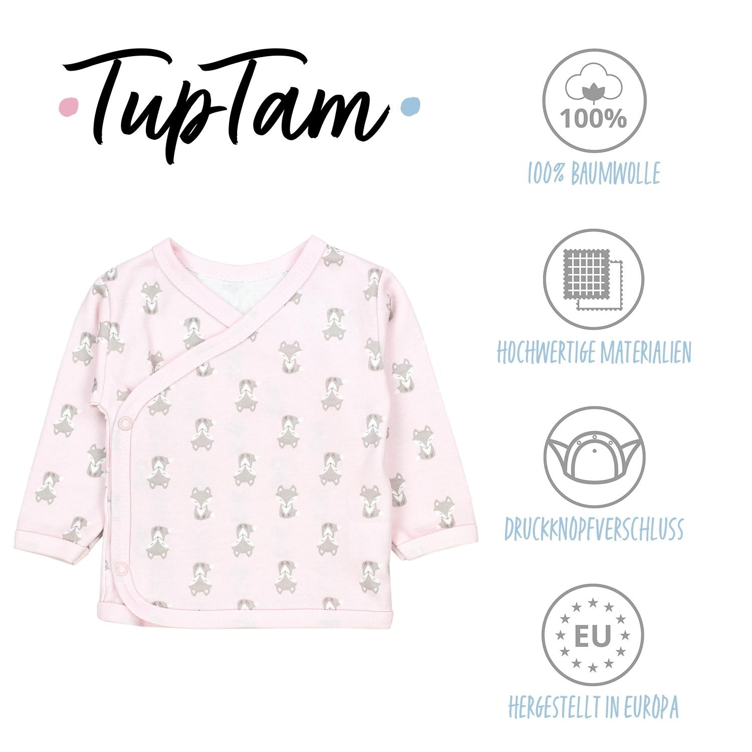 Baby Wickelshirt Langarm - 5er Set