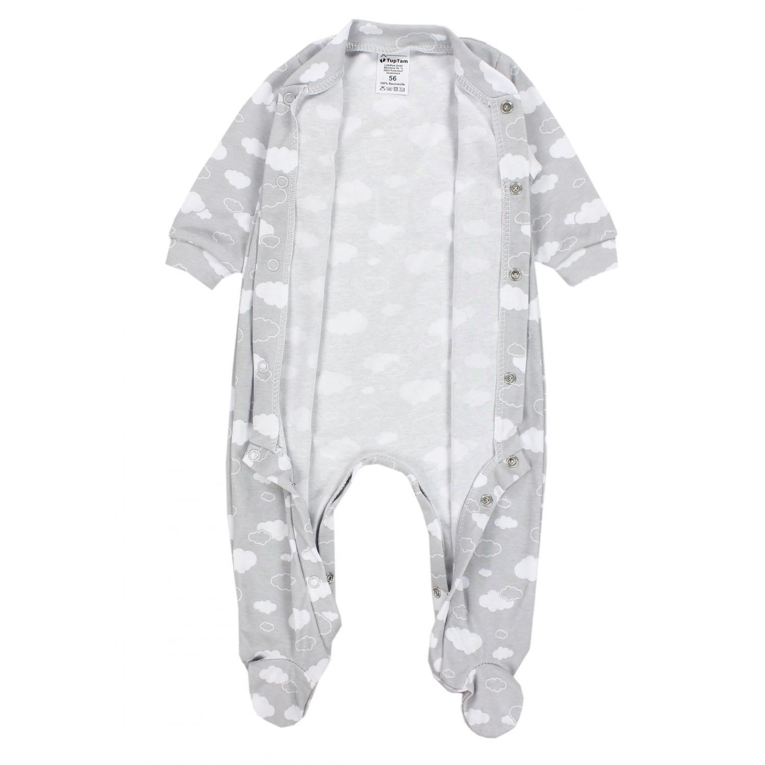 Schlafstrampler mit Fuß - 3er Set