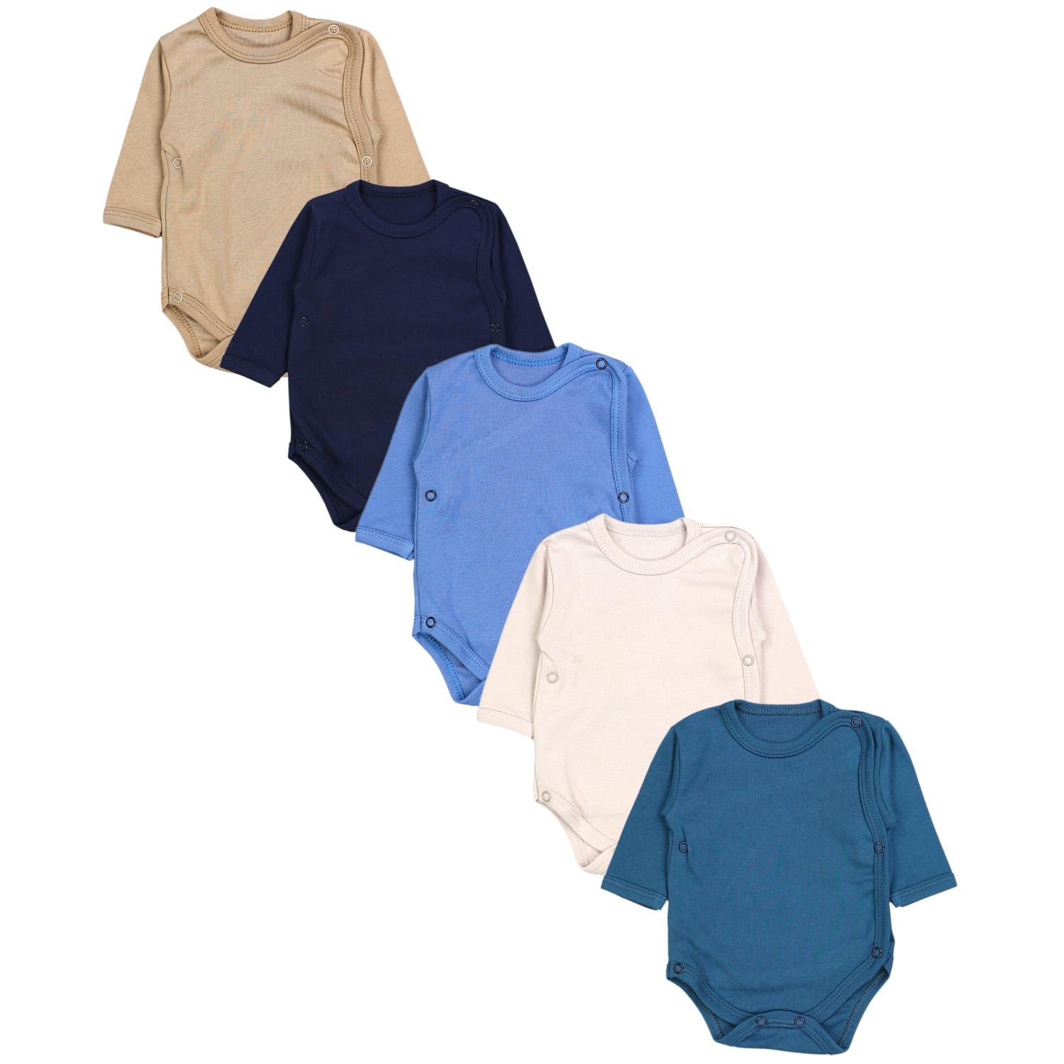 Wickelbody Langarm - 5er Set