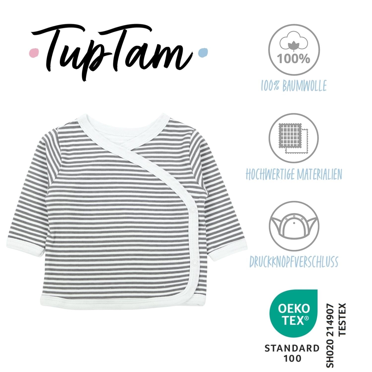 Langarm Wickelshirt - 5er Set