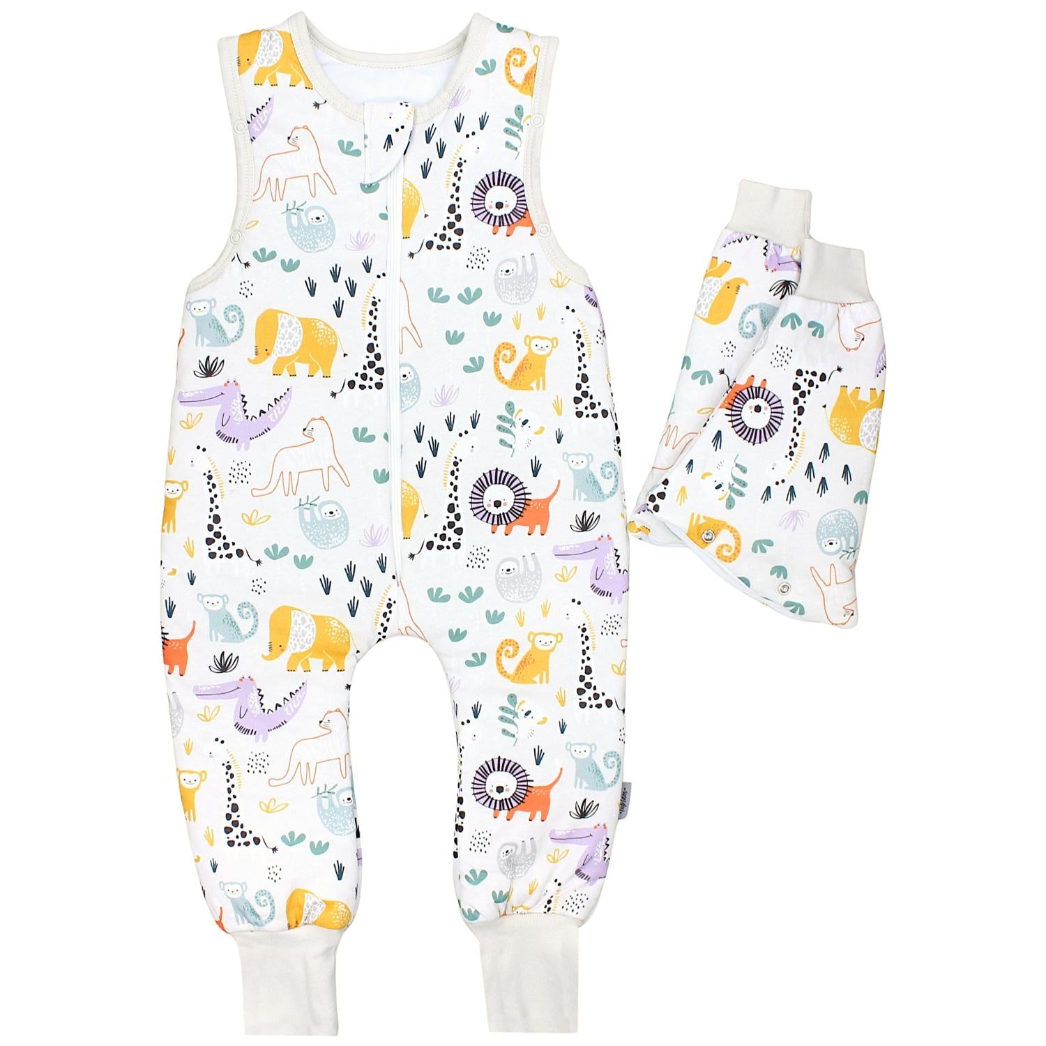 Winterschlafsack mit Beinen und Ärmeln