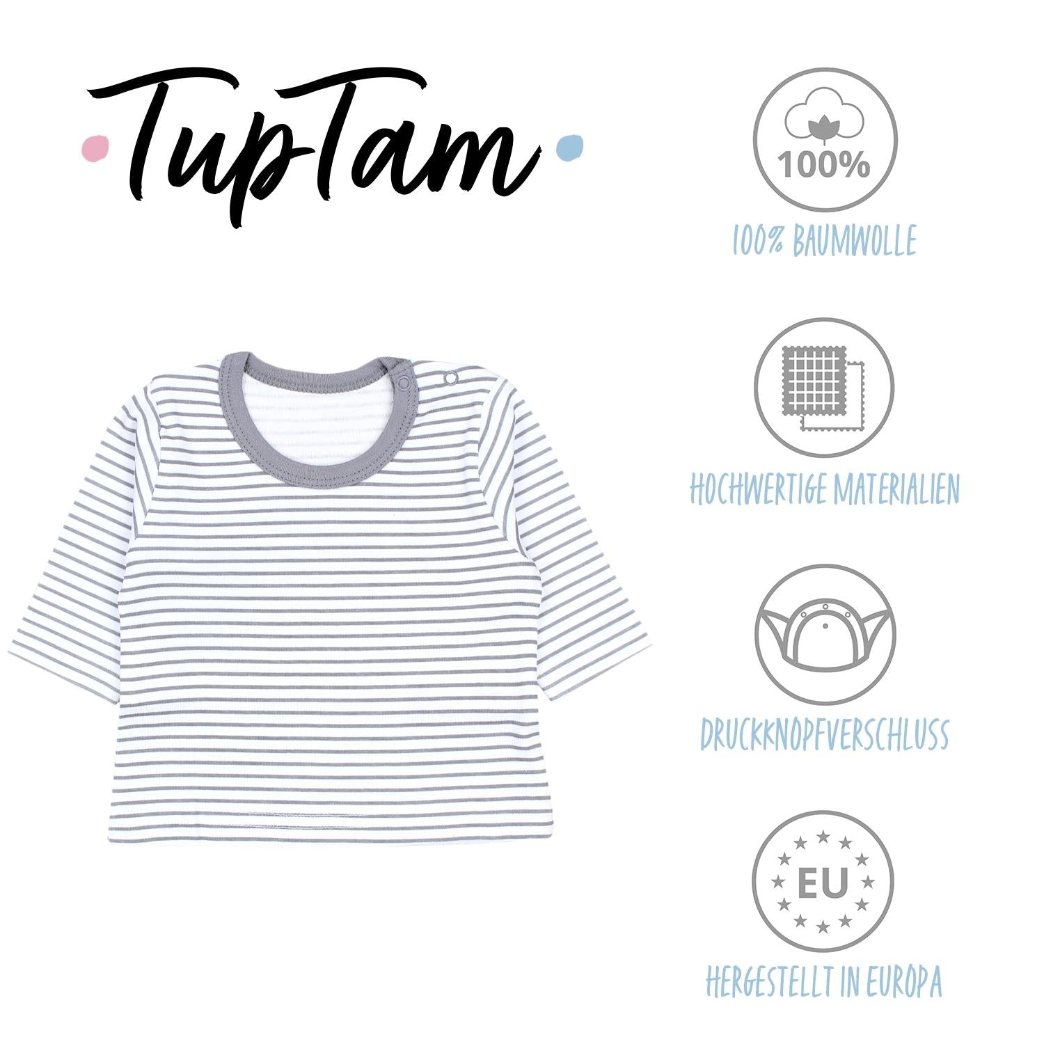 Langarmshirt - 5er Set