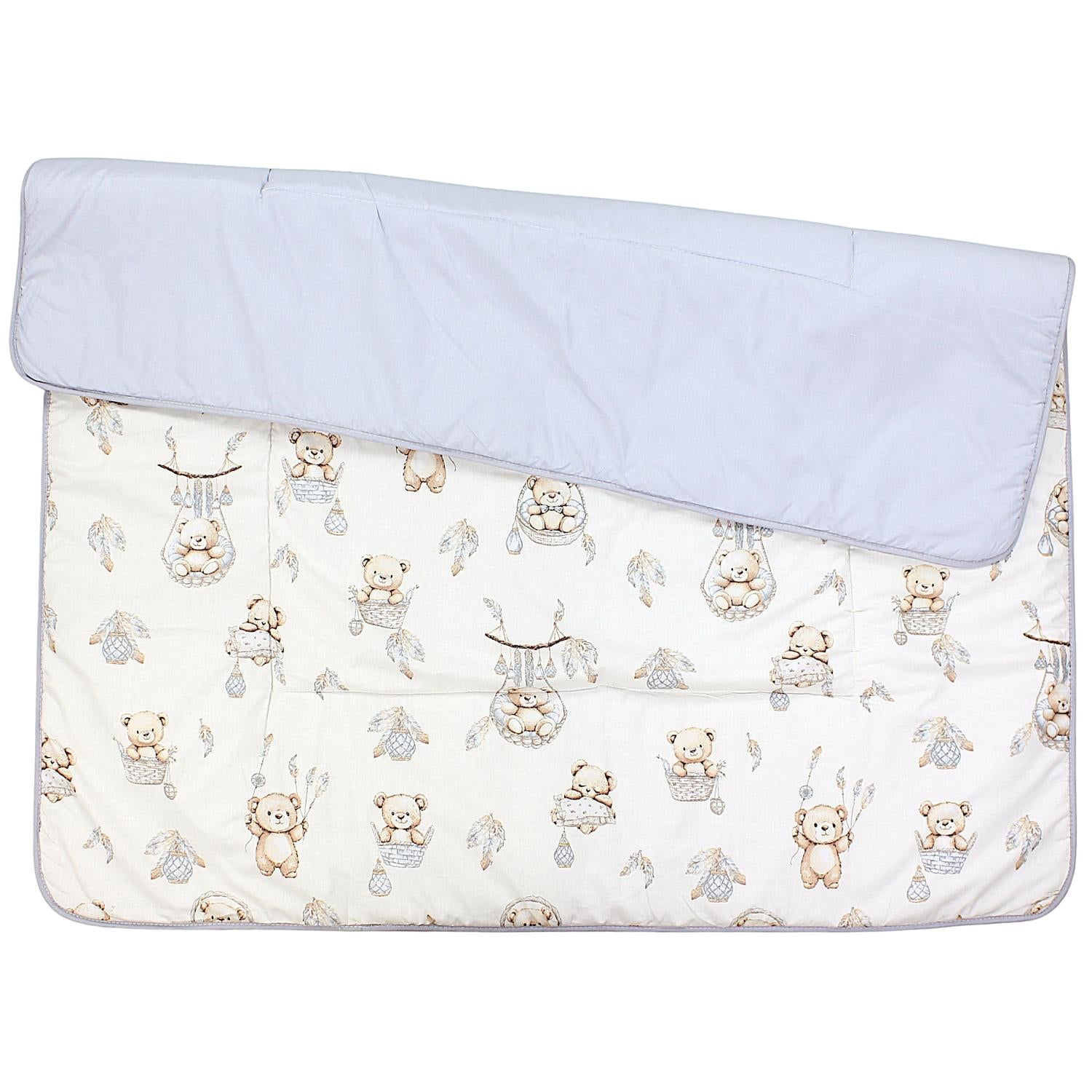 Gepolsterte XXL Krabbeldecke 120 x 120 cm