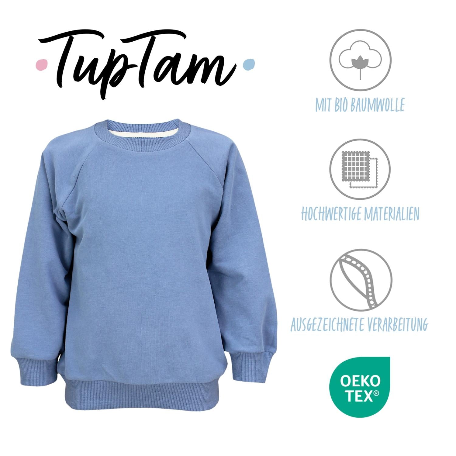 Sweatshirt Bio- Baumwolle