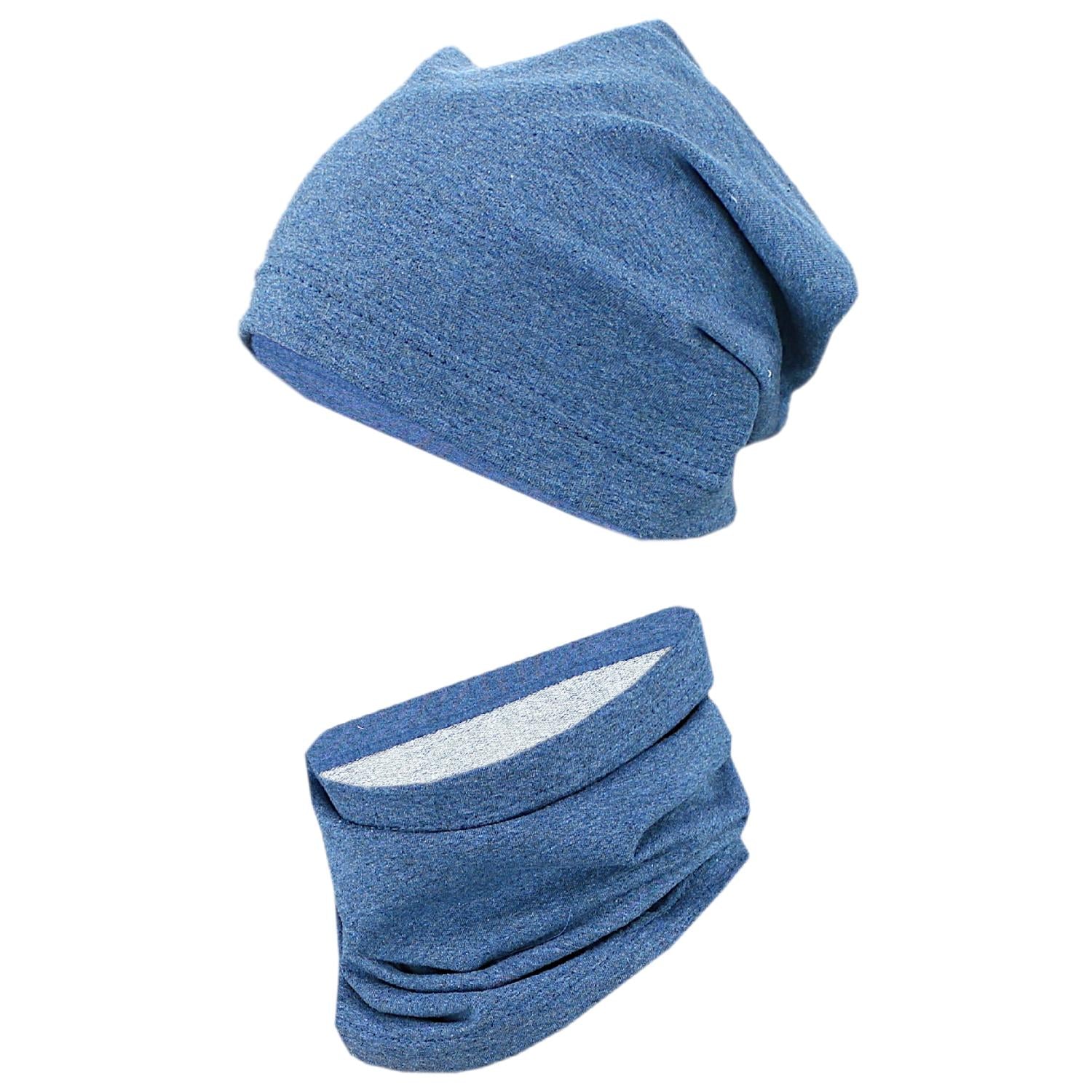 Kinder Beanie Mütze und Schlauchschal
