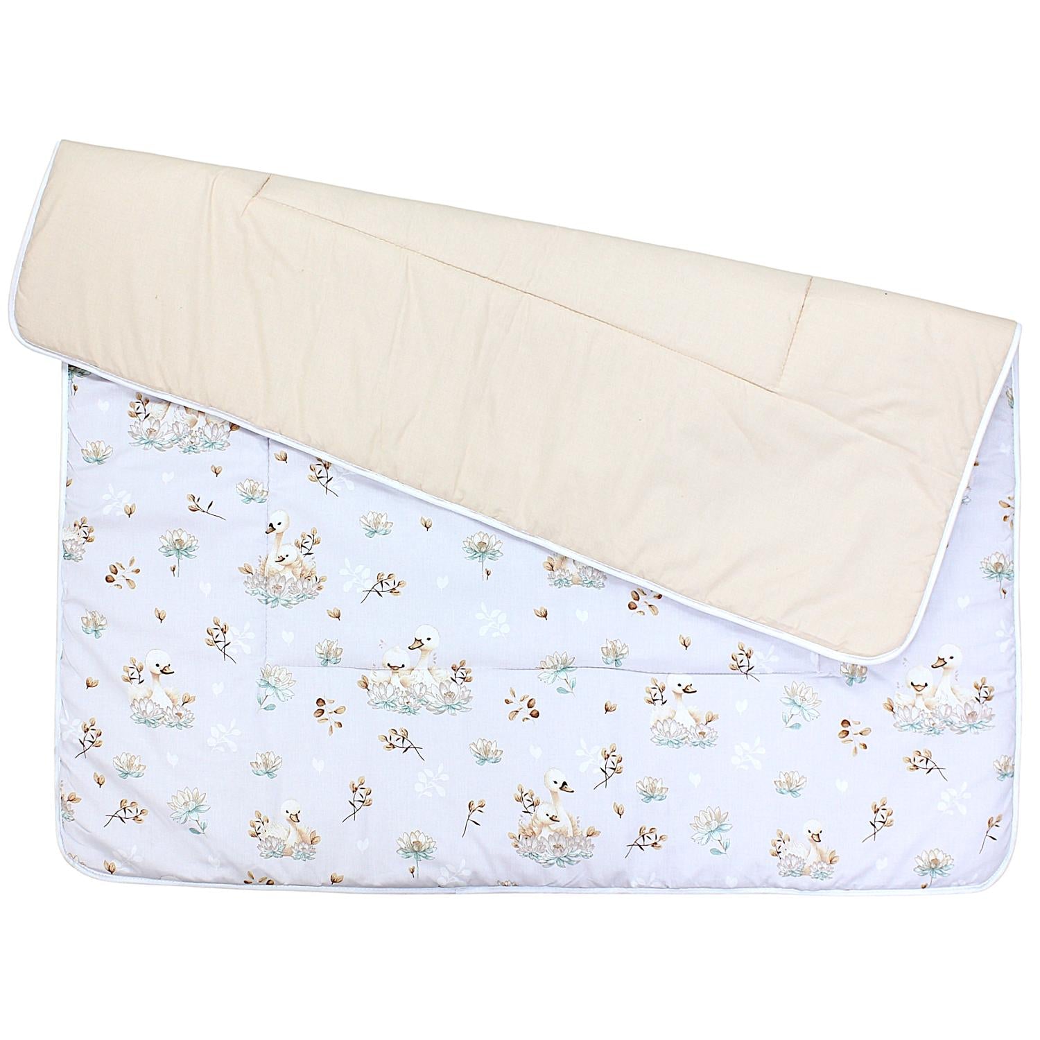 Gepolsterte XXL Krabbeldecke 120 x 120 cm