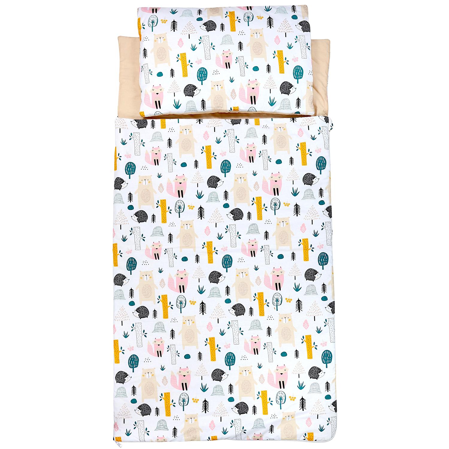 Deckenschlafsack mit Kissen und Beutel 135×70 cm