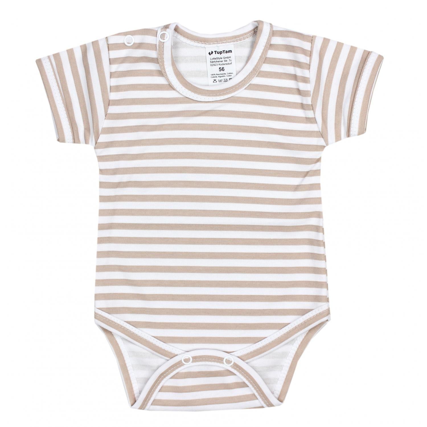 Baby Body Kurzarm Unifarben - 5er Set