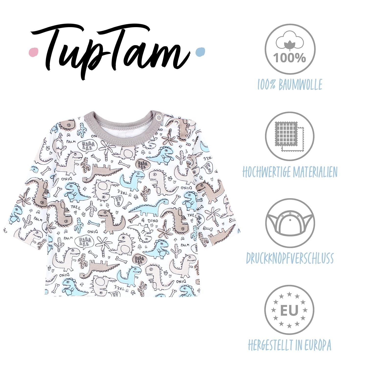 Baby Langarmshirt - 5er Set