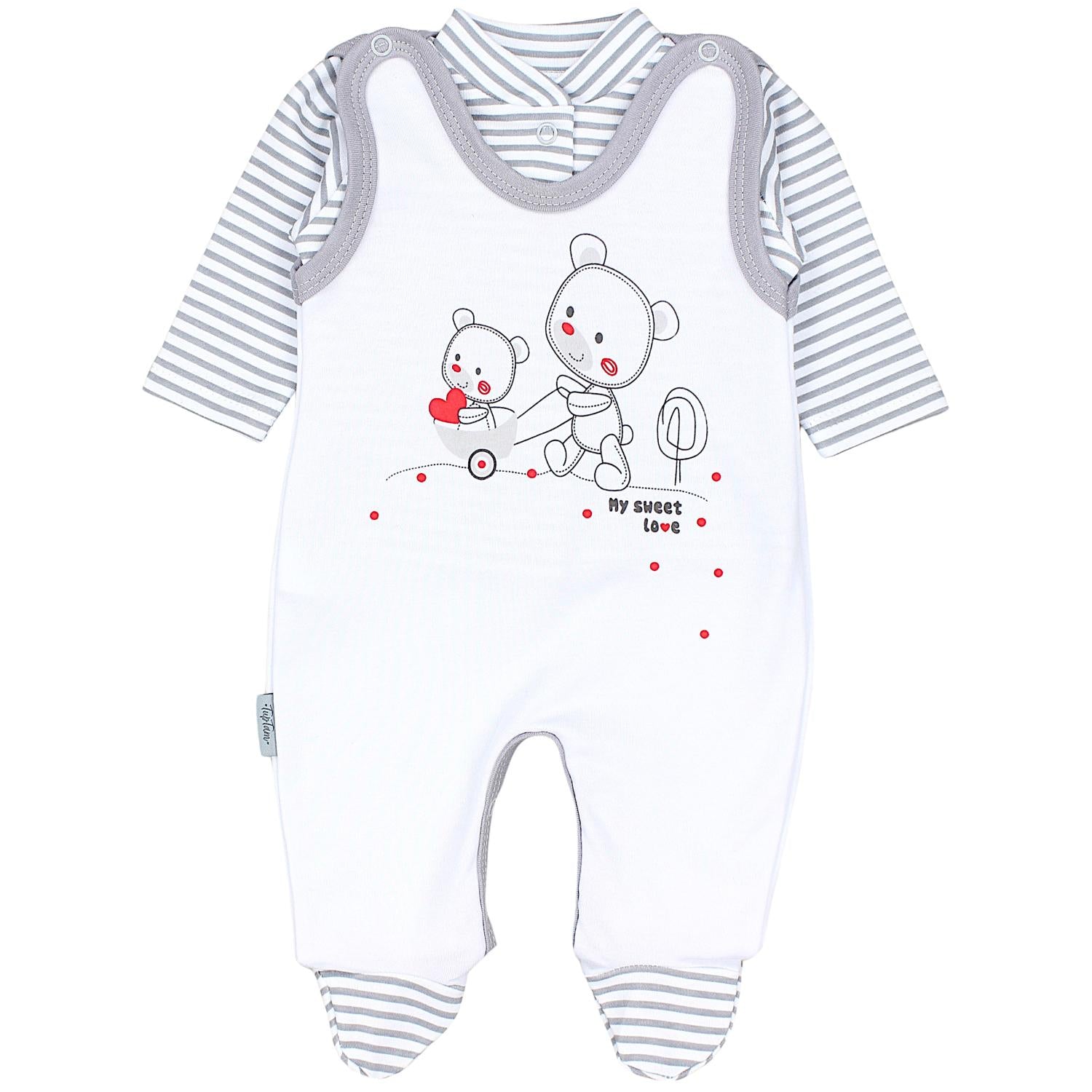 Strampler mit Langarmshirt- Set