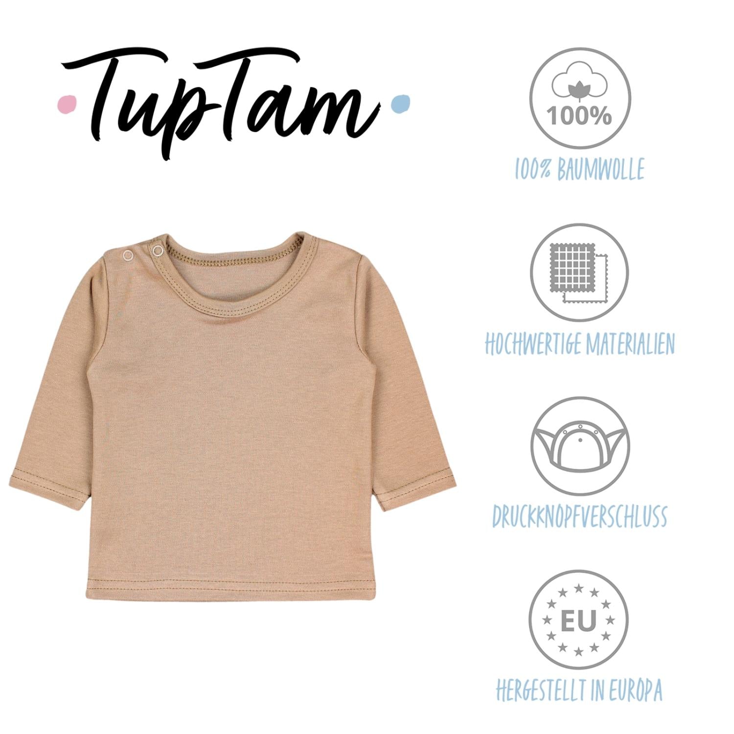 Langarmshirt - 5er Set