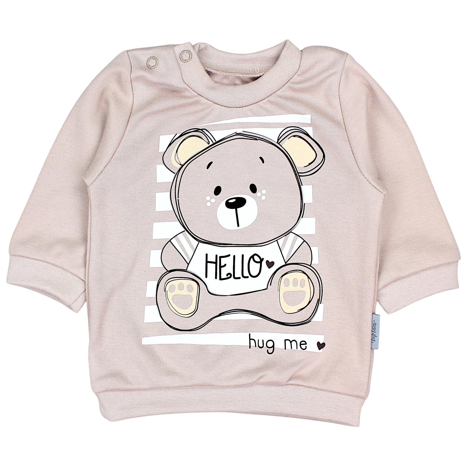 Baby Kleidungsoutfit mit Aufdruck (2-teilig)
