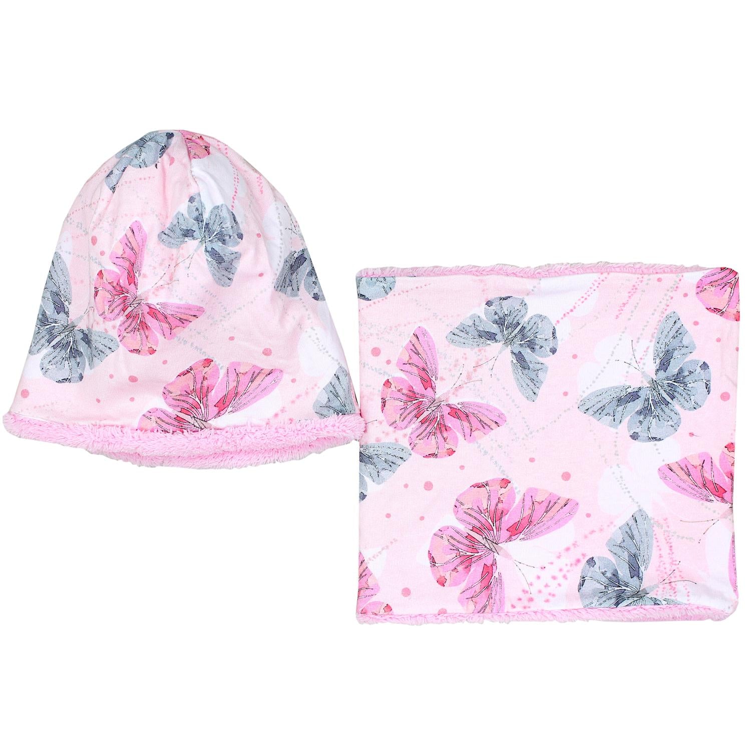 Madchen Beanie Mütze Schlauchschal Set