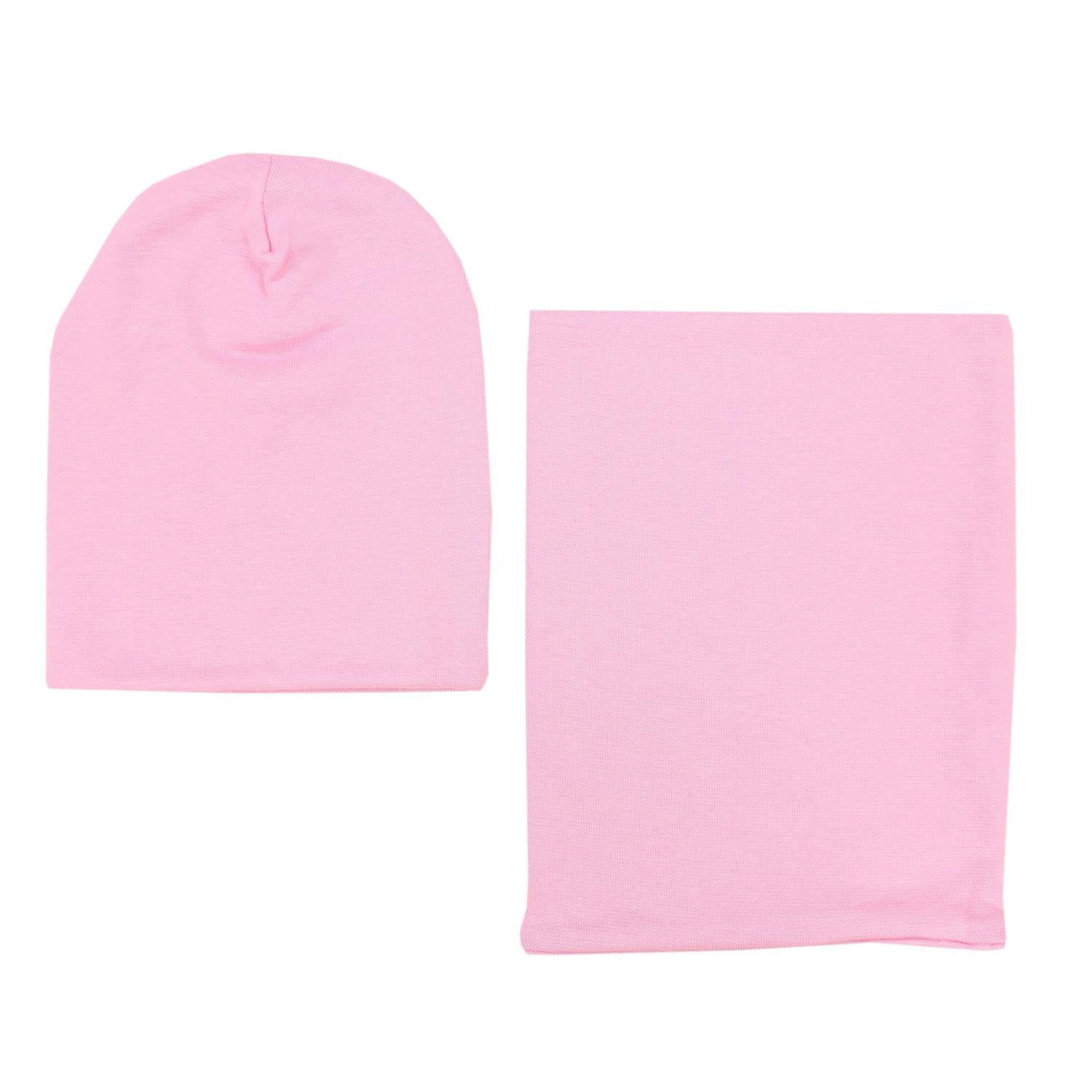 Kinder Beanie Mütze Schlauchschal Set