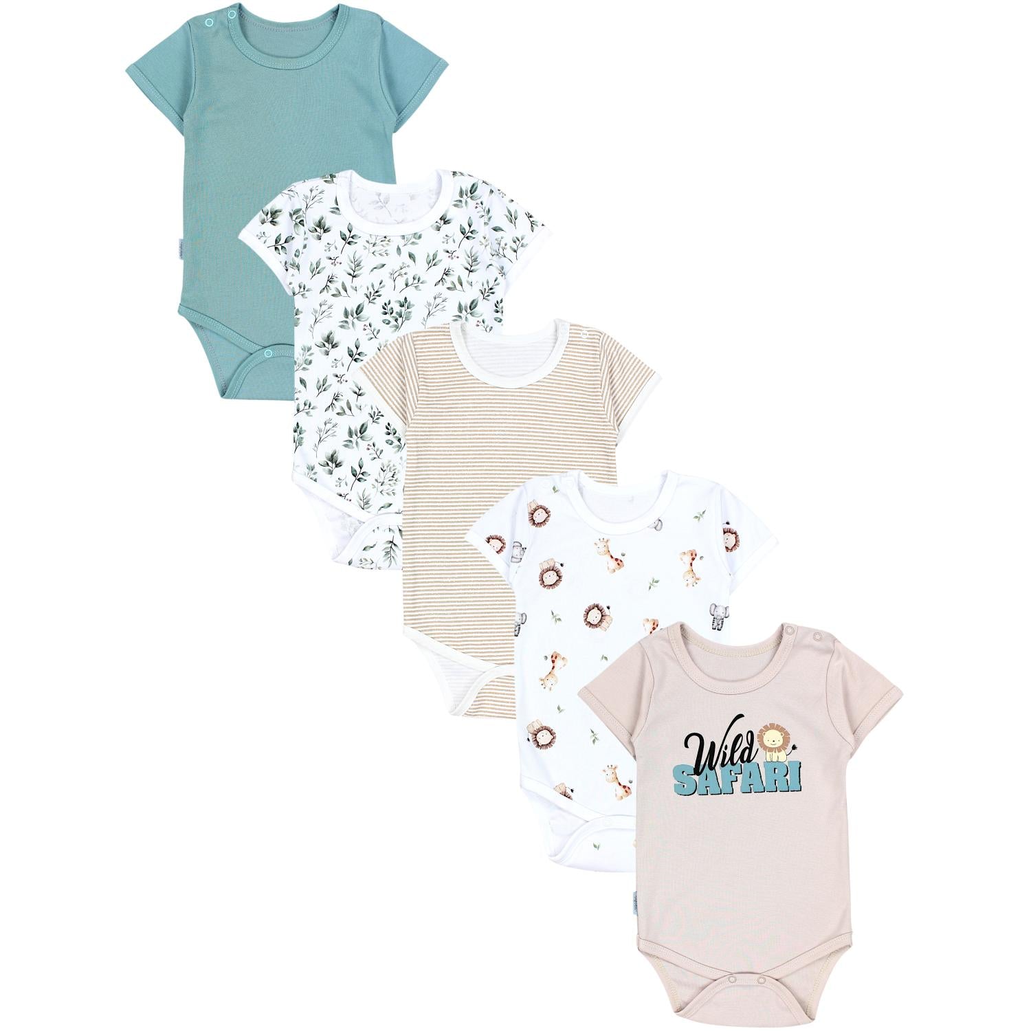 Kurzarmbody- 5er Set