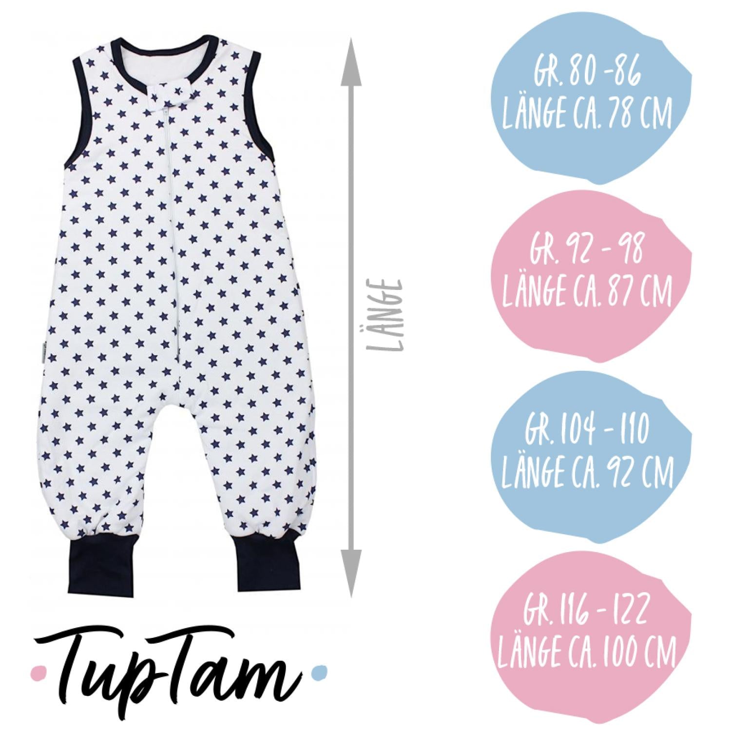Schlafsack mit Füßen 2.5 TOG